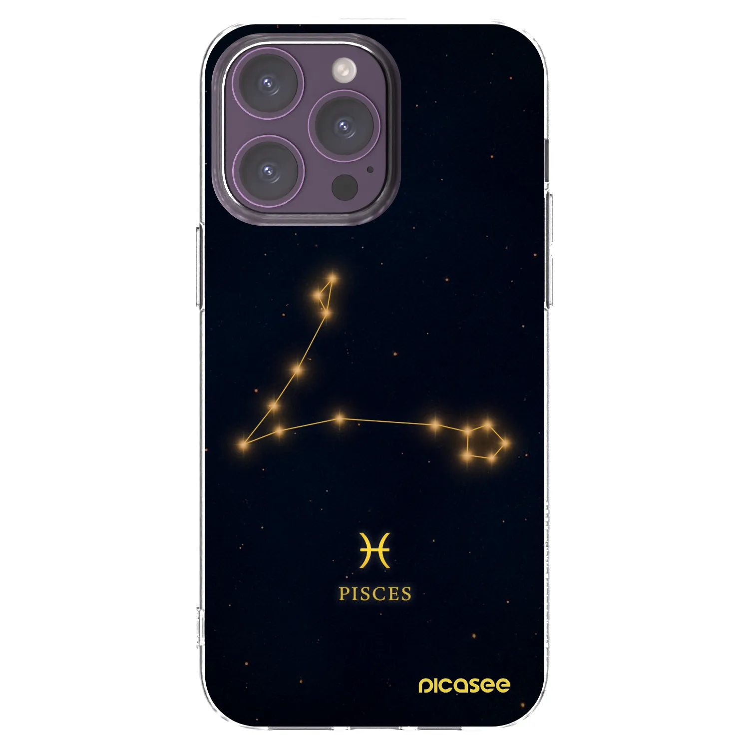 Picasee διαφανής θήκη σιλικόνης Apple iPhone 14 Pro Max - PISCES