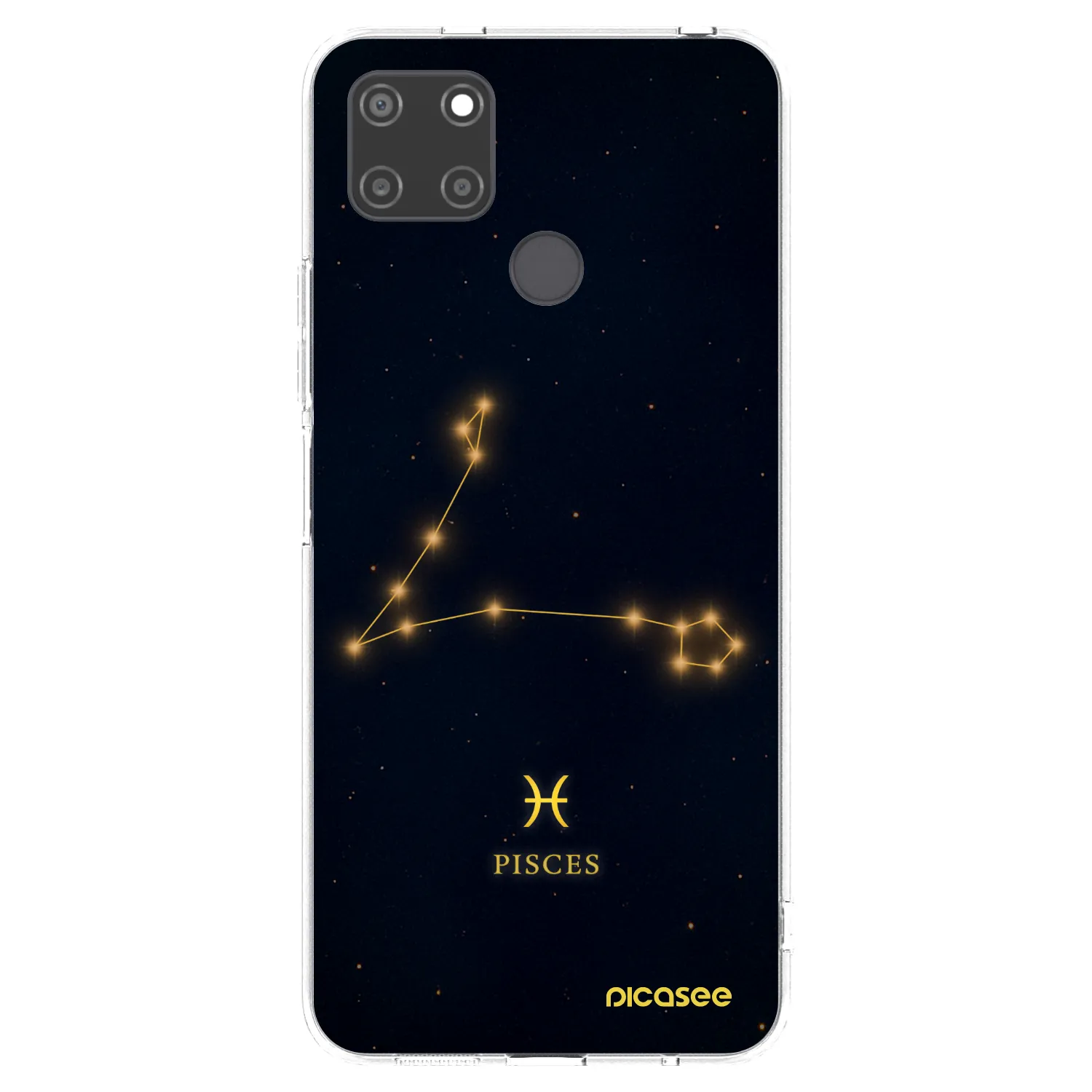 Picasee διαφανής θήκη σιλικόνης Realme C21Y - PISCES