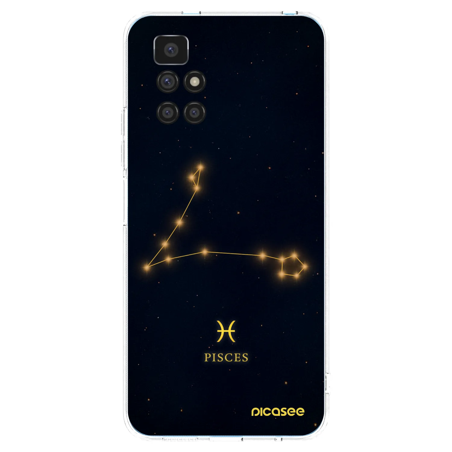 Picasee διαφανής θήκη σιλικόνης Xiaomi Redmi 10 (2022) - PISCES