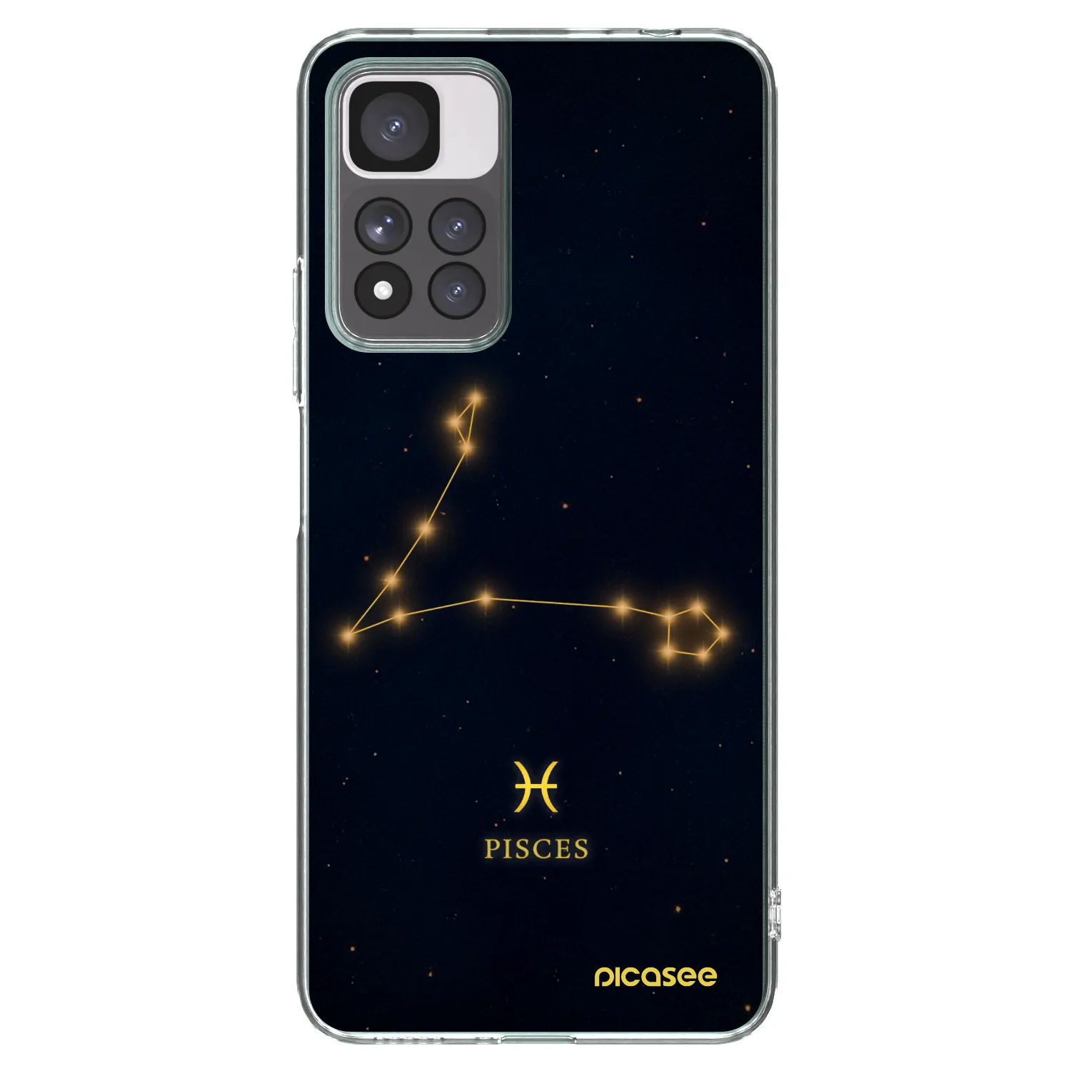 Picasee διαφανής θήκη σιλικόνης Xiaomi Redmi Note 11 Pro+ 5G - PISCES