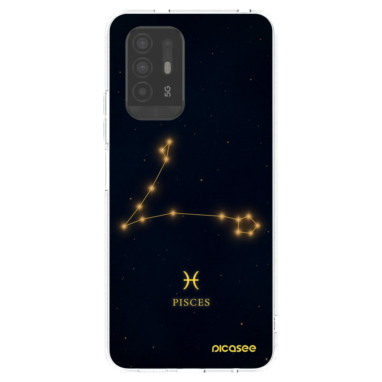 Picasee διαφανής θήκη σιλικόνης OPPO A94 5G - PISCES