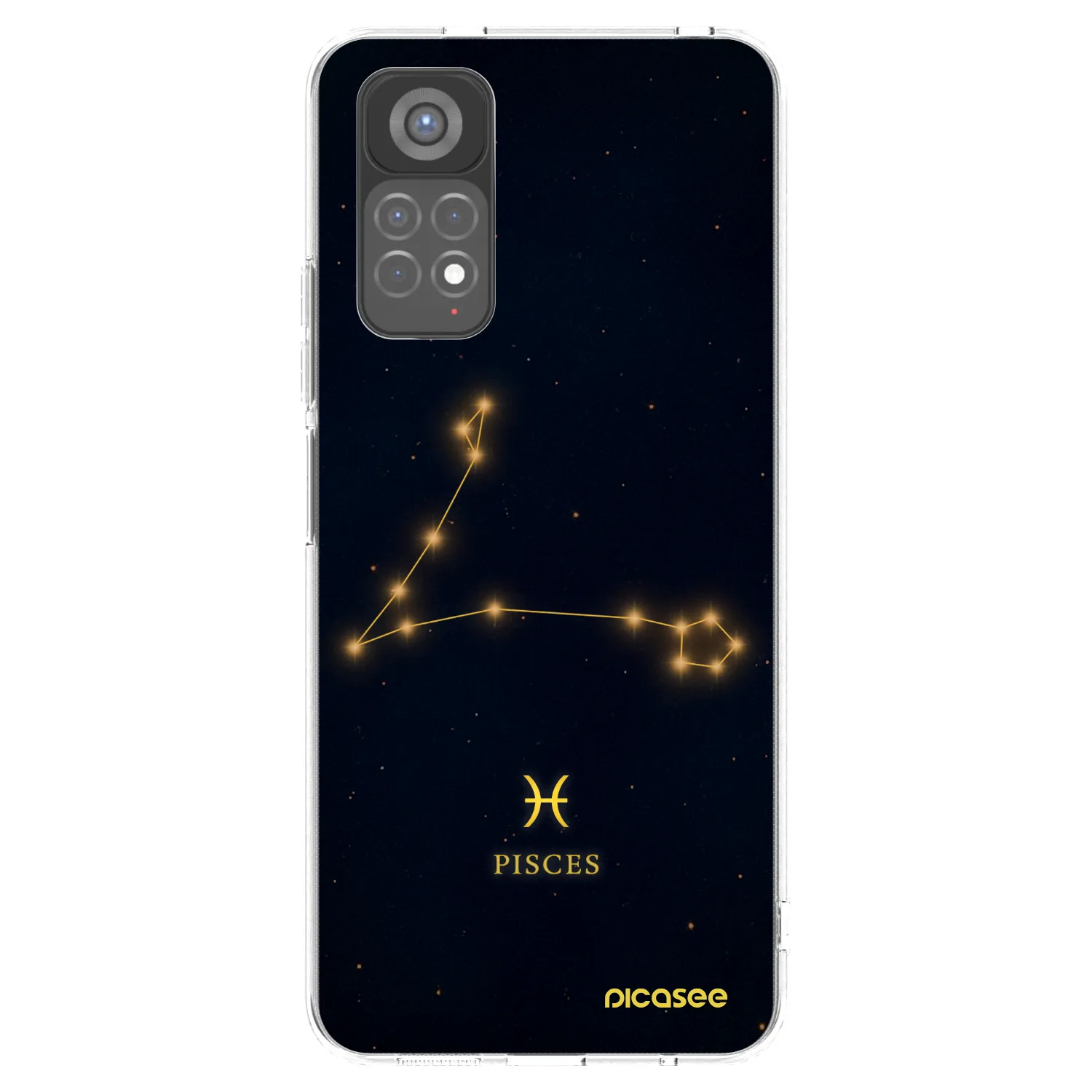 Picasee διαφανής θήκη σιλικόνης Xiaomi Redmi Note 11S 5G - PISCES