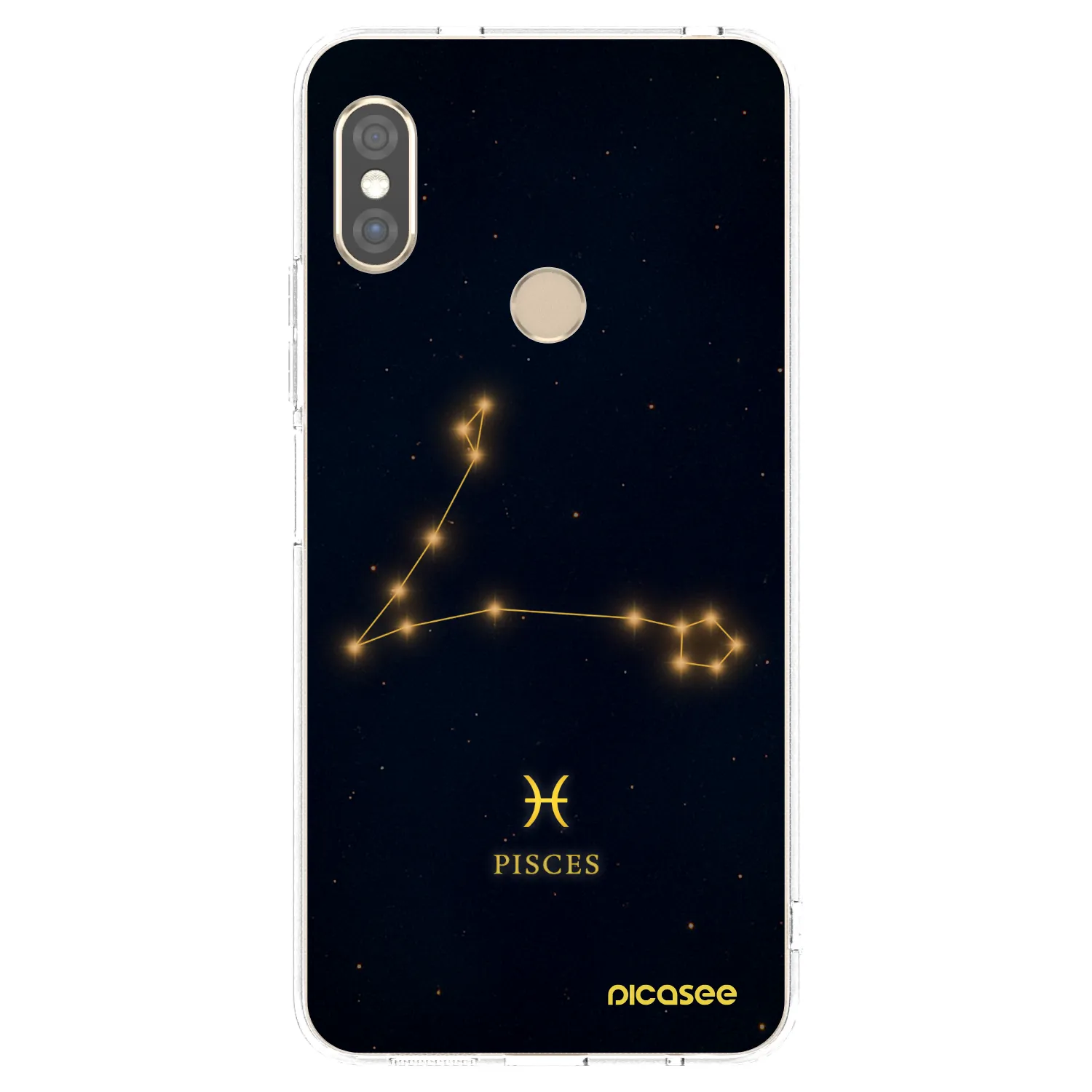 Picasee διαφανής θήκη σιλικόνης Xiaomi Redmi Note 5 Global - PISCES