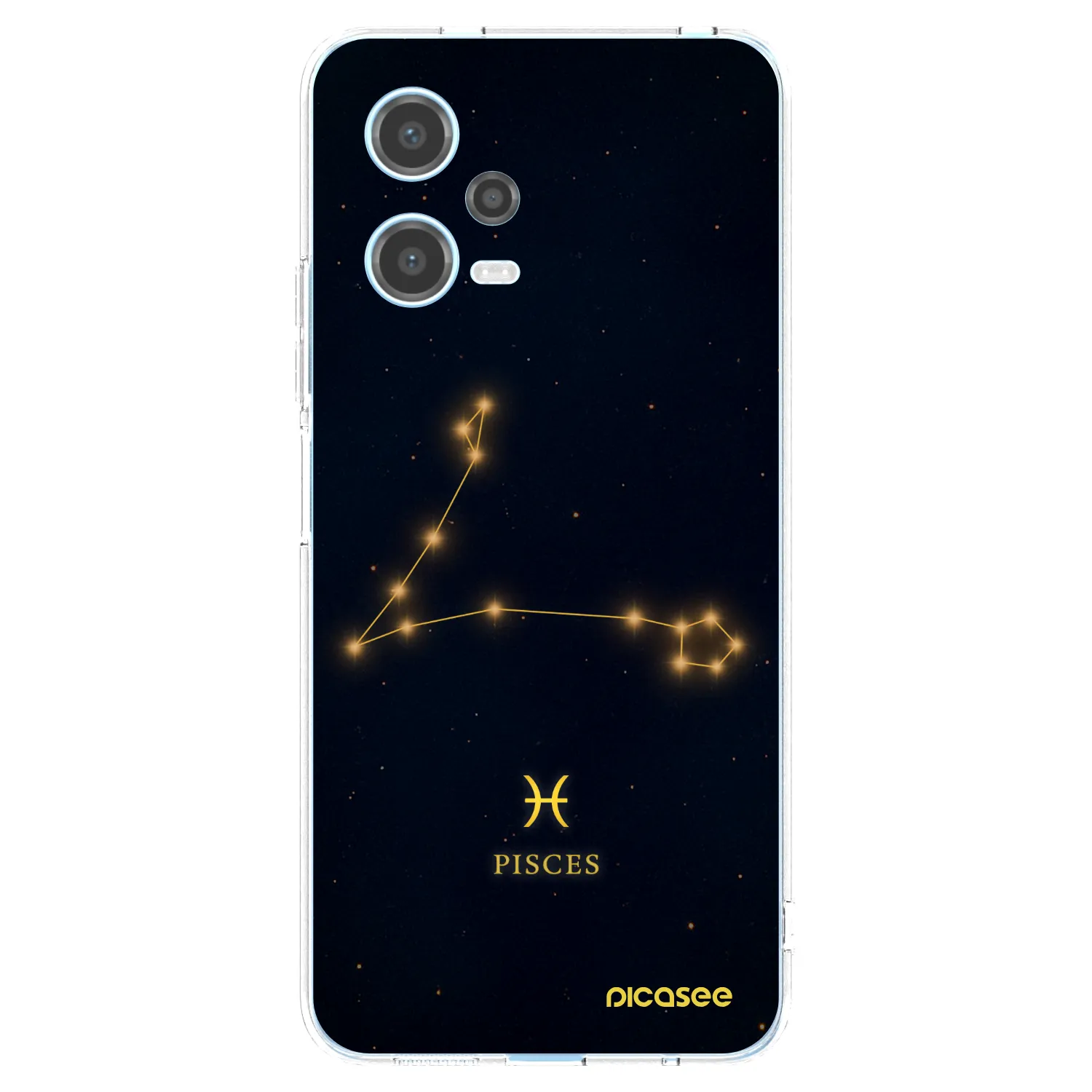 Picasee διαφανής θήκη σιλικόνης Xiaomi Redmi Note 12 5G - PISCES