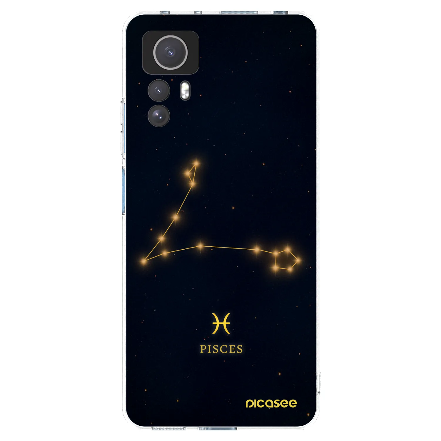 Picasee διαφανής θήκη σιλικόνης Xiaomi Redmi Note 12S - PISCES