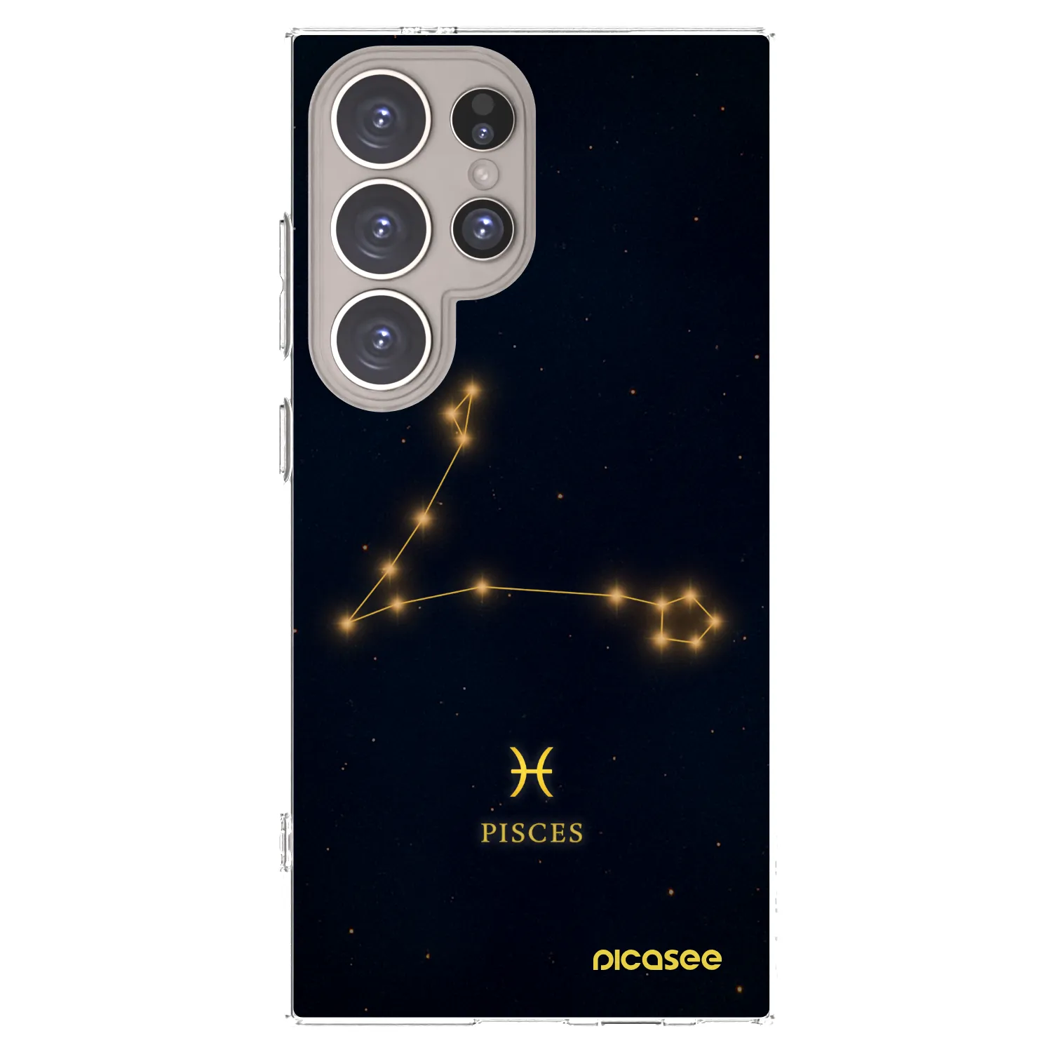 Picasee διαφανής θήκη σιλικόνης Samsung Galaxy S24 Ultra S928B 5G - PISCES