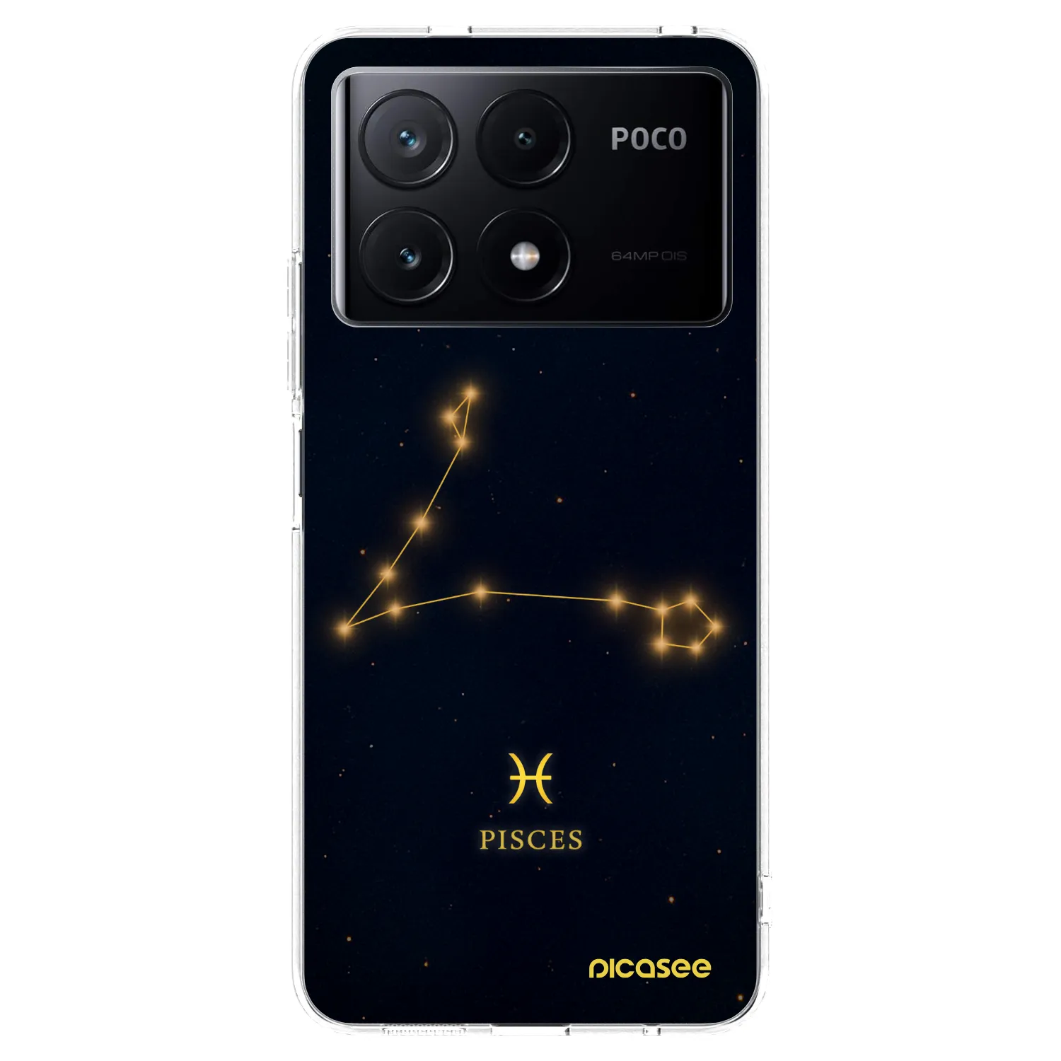 Picasee διαφανής θήκη σιλικόνης Xiaomi Poco X6 Pro - PISCES
