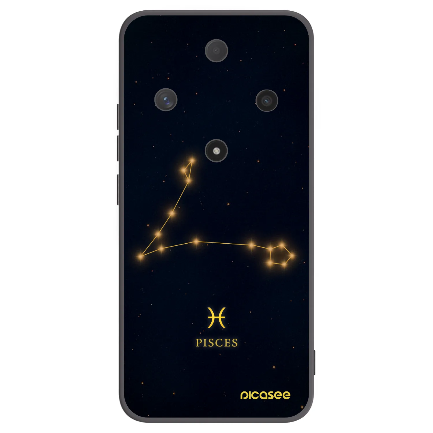 Picasee Μαύρη θήκη σιλικόνης για Honor Magic6 Lite 5G - PISCES