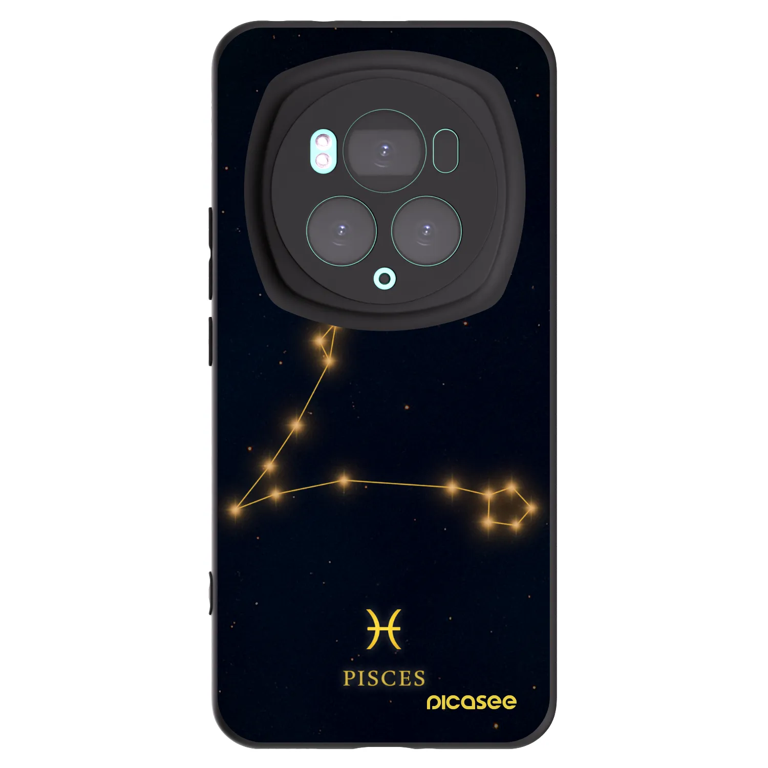 Picasee Μαύρη θήκη σιλικόνης για Honor Magic6 Pro - PISCES