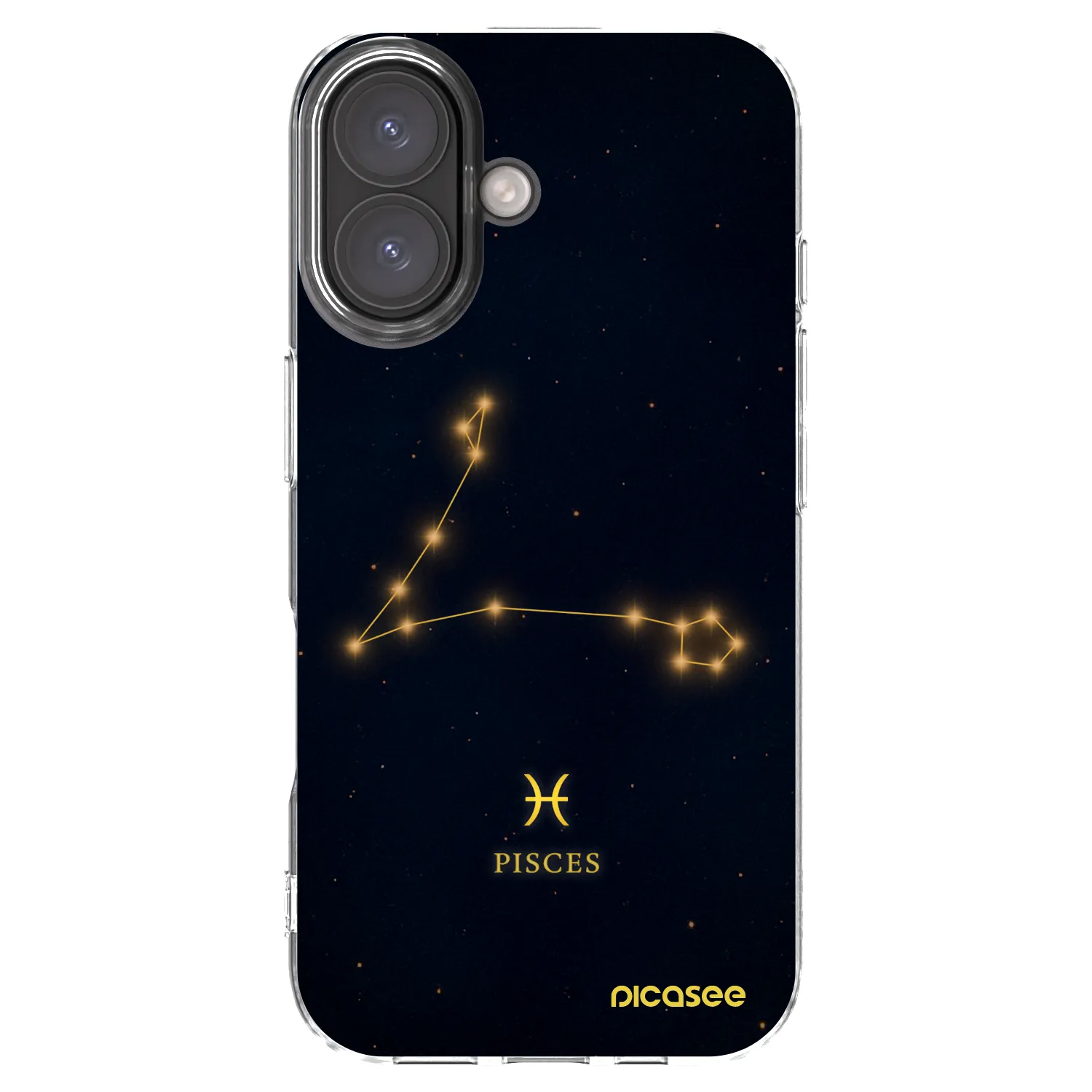 Picasee διαφανής θήκη σιλικόνης Apple iPhone 16 - PISCES