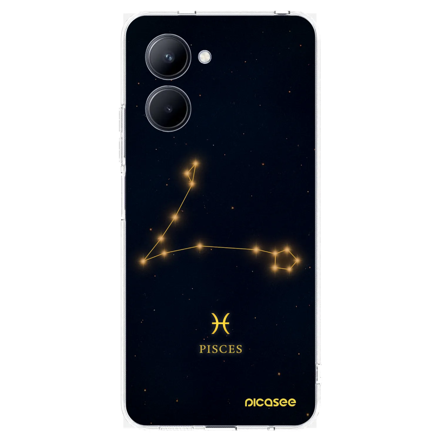 Picasee διαφανής θήκη σιλικόνης Realme C33 (2023) - PISCES