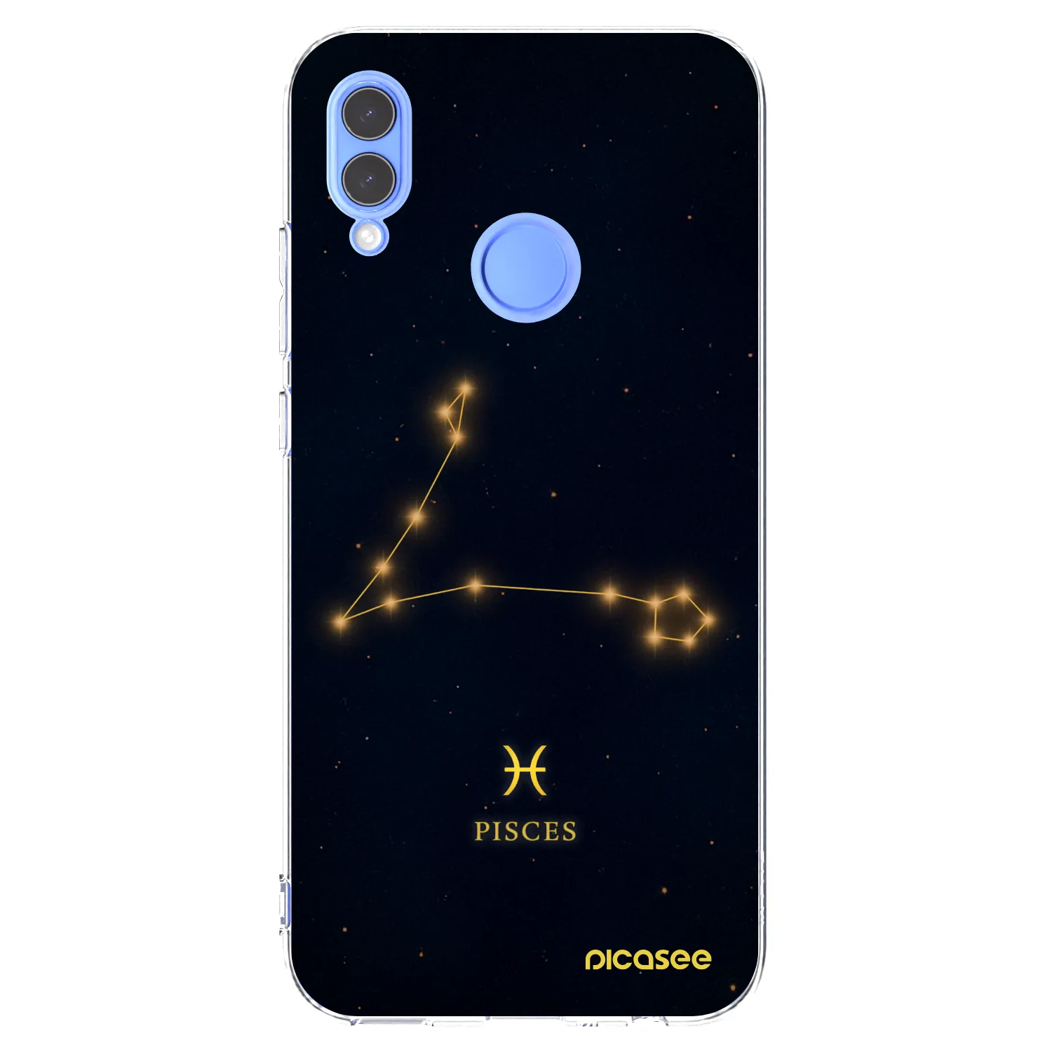 Picasee διαφανής θήκη σιλικόνης Honor 10 Lite - PISCES