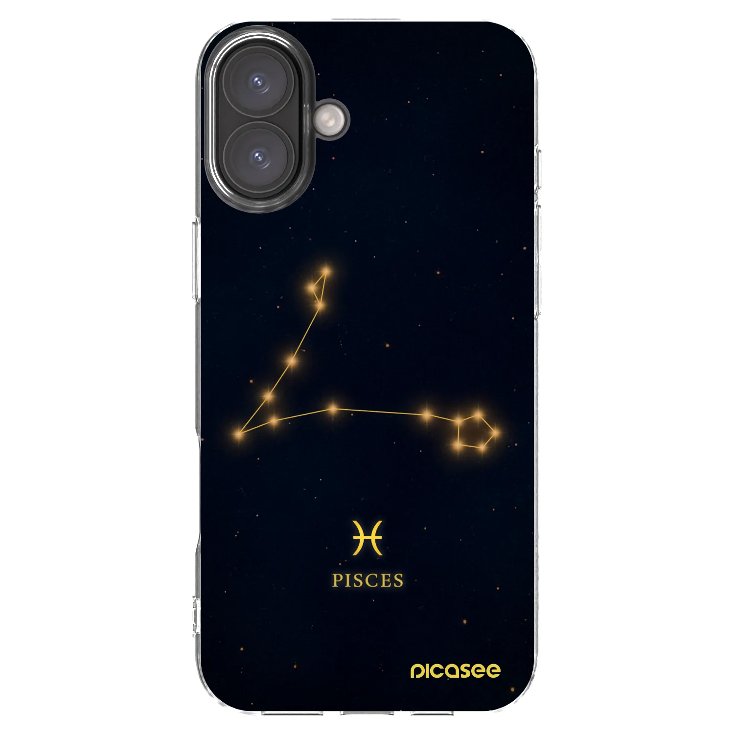 Picasee διαφανής θήκη σιλικόνης Apple iPhone 16 Plus - PISCES