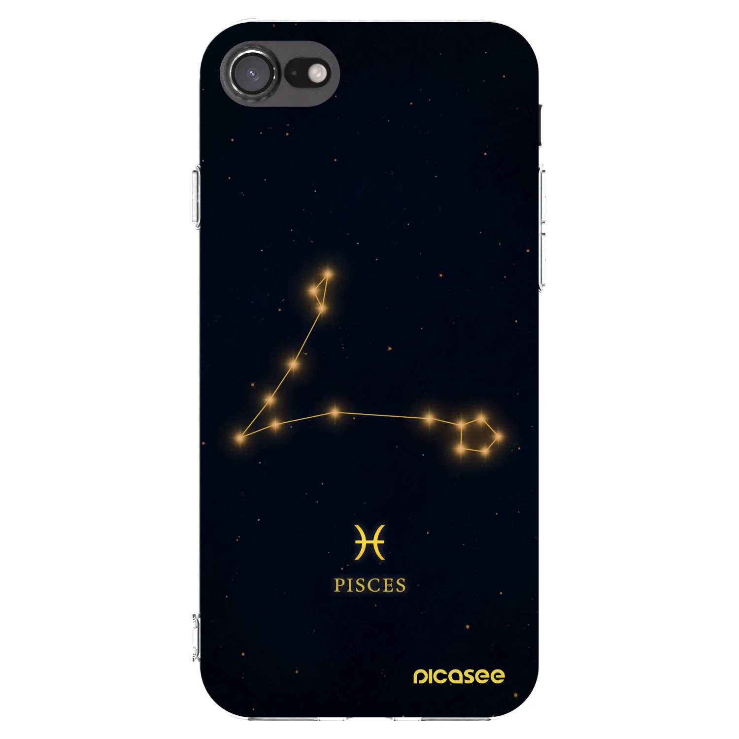 Picasee διαφανής θήκη σιλικόνης Apple iPhone 7 - PISCES