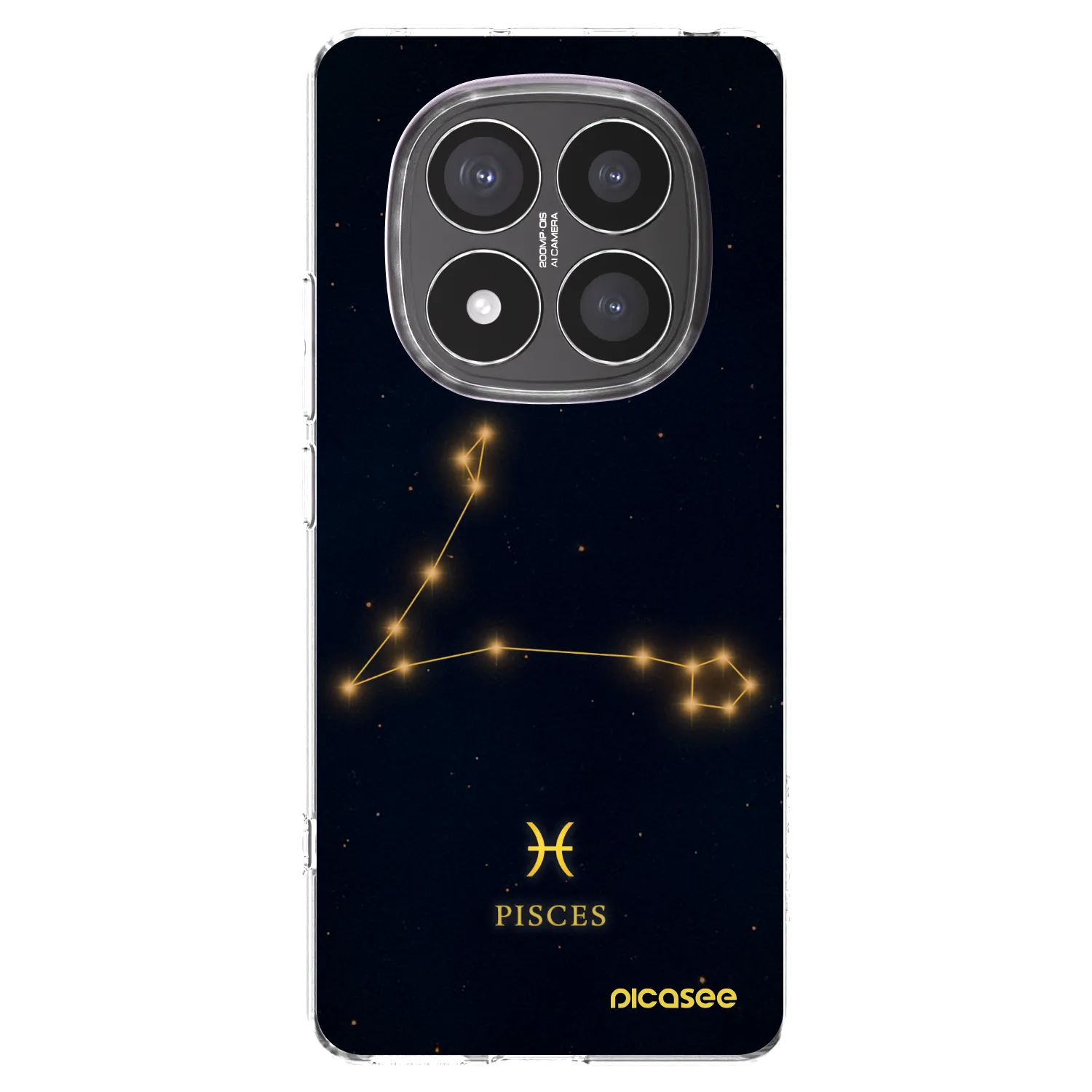 Picasee διαφανής θήκη σιλικόνης Xiaomi Redmi Note 14 Pro+ 5G - PISCES