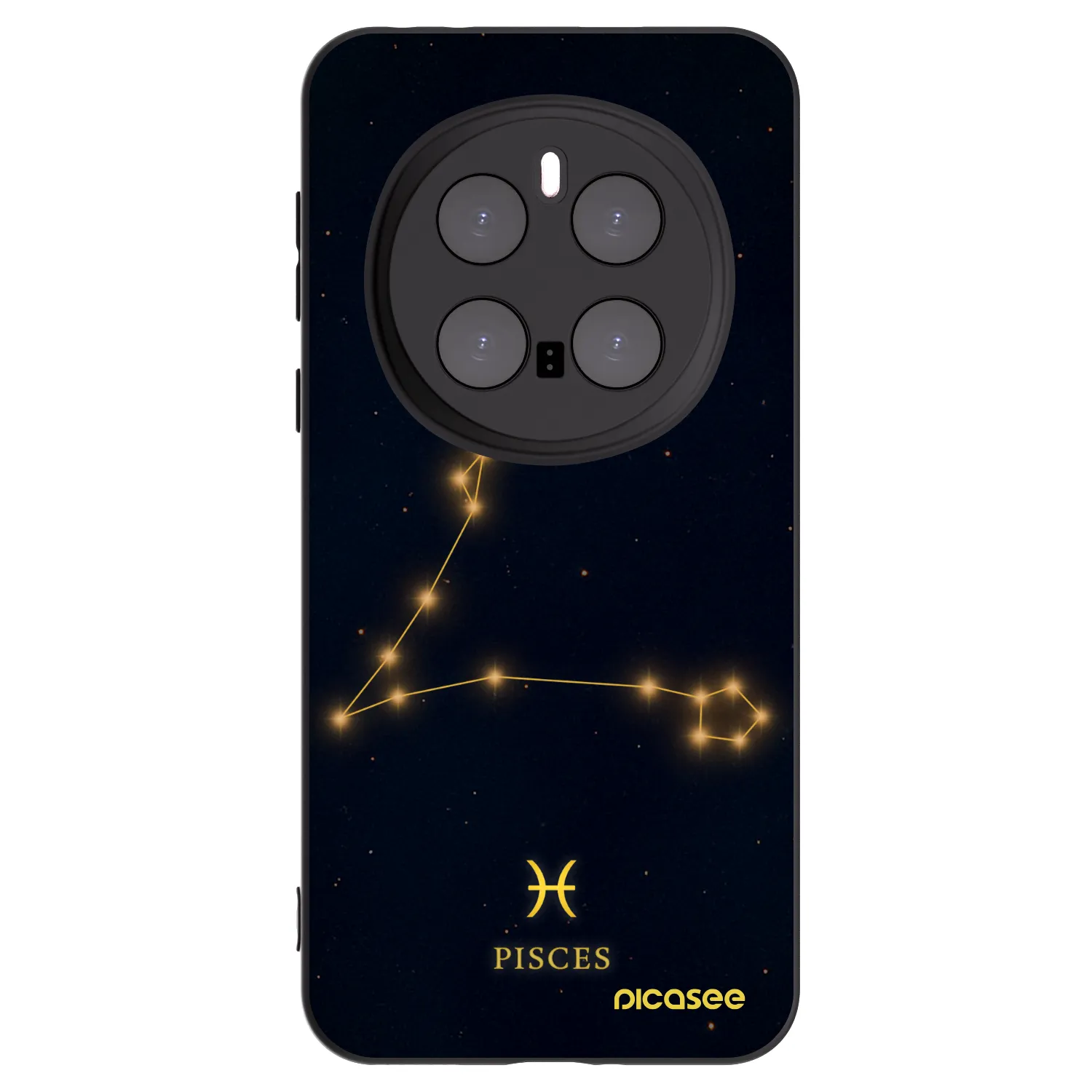 Picasee Μαύρη θήκη σιλικόνης για Honor Magic7 Pro 5G - PISCES
