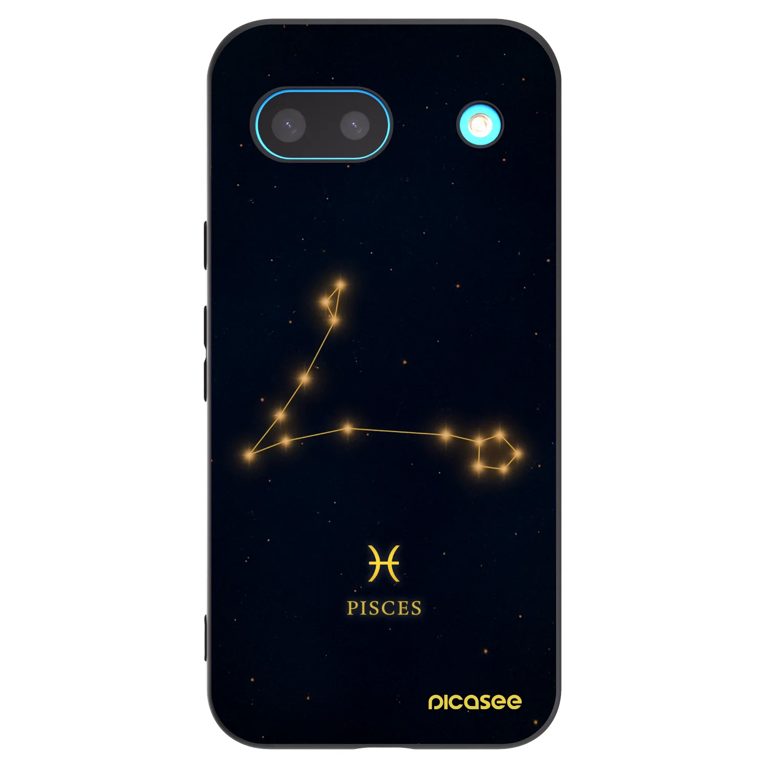 Picasee Μαύρη θήκη σιλικόνης για Google Pixel 8 - PISCES