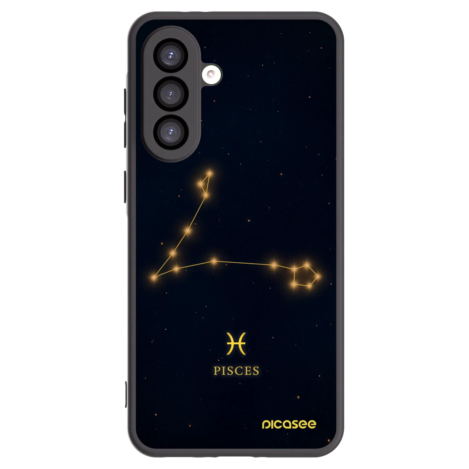 Picasee Μαύρη θήκη σιλικόνης για Samsung Galaxy A26 5G A266B - PISCES