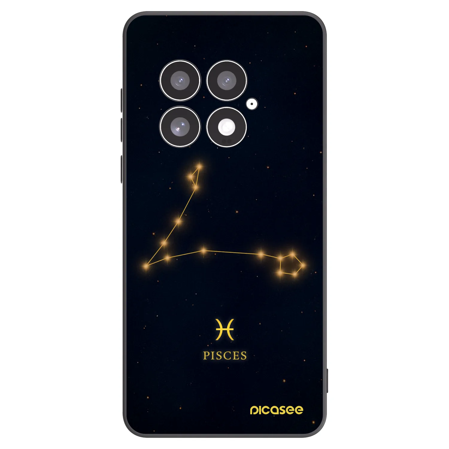 Picasee Μαύρη θήκη σιλικόνης για OnePlus 13 5G - PISCES