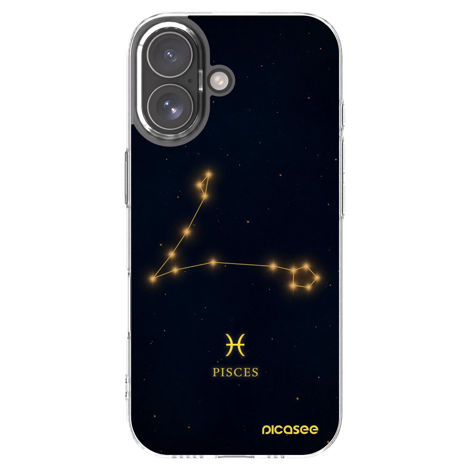 Picasee διαφανής θήκη σιλικόνης Apple iPhone 17 - PISCES