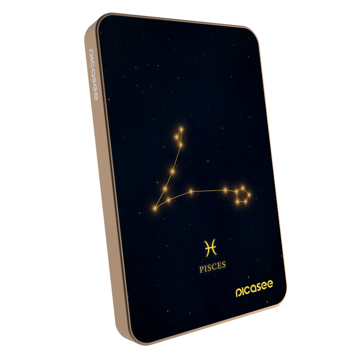 Picasee Powerbank με MagSafe 5 000 mAh Χρυσαφένιος - PISCES