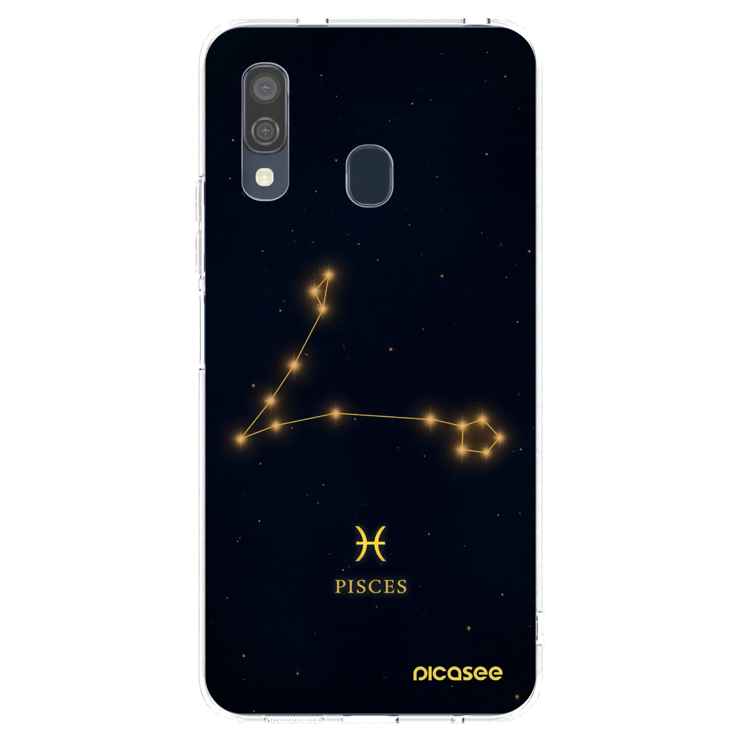 Picasee διαφανής θήκη σιλικόνης Samsung Galaxy A40 A405F - PISCES