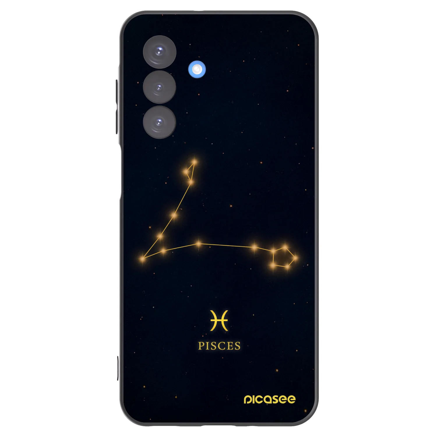 Picasee Μαύρη θήκη σιλικόνης για Samsung Galaxy A17 5G - PISCES