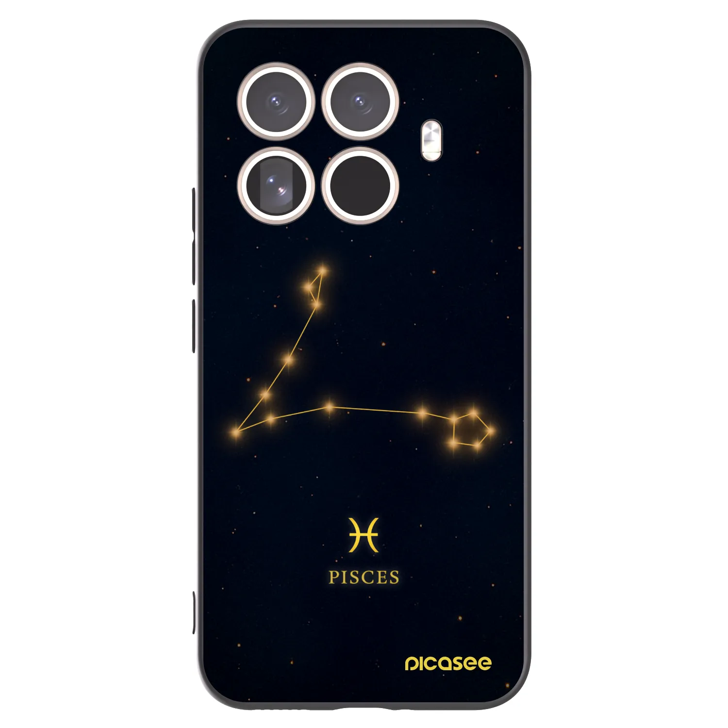 Picasee Μαύρη θήκη σιλικόνης για Xiaomi 15T Pro - PISCES