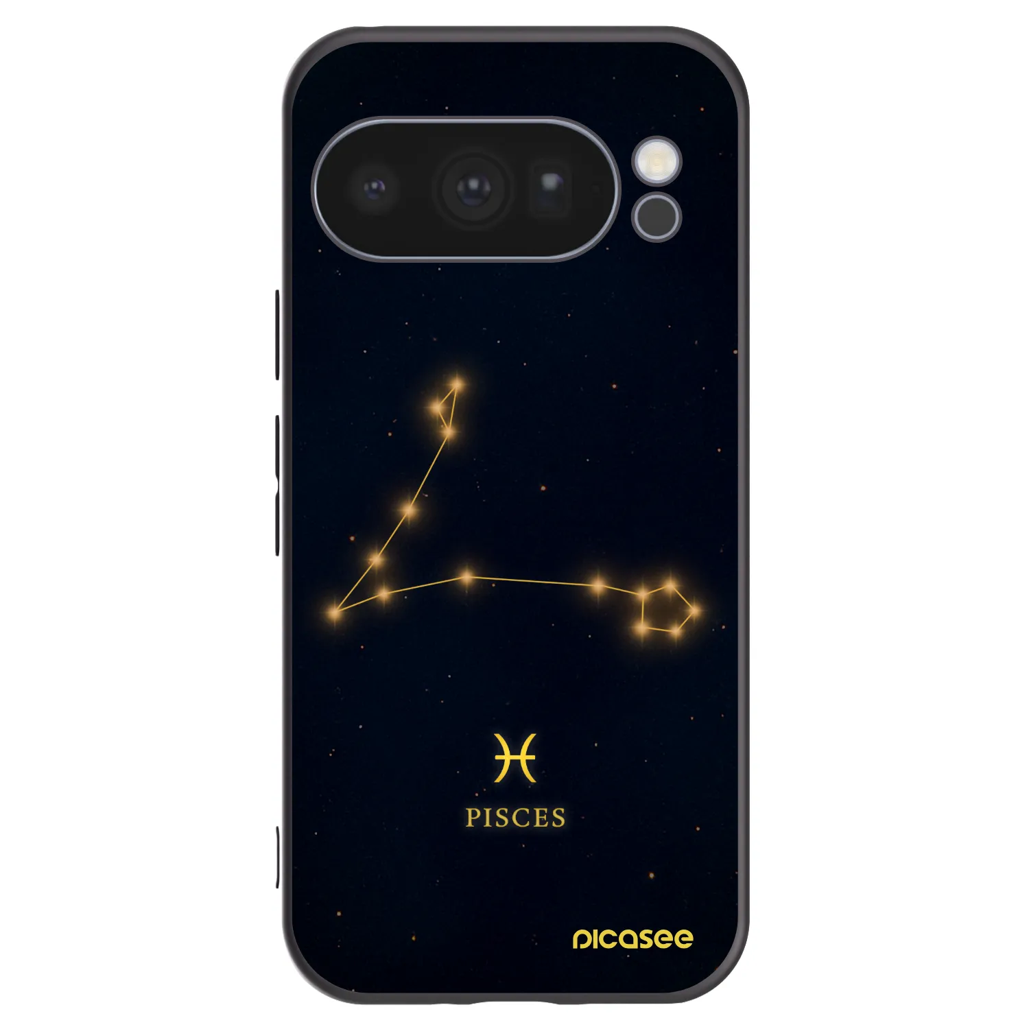 Picasee Μαύρη θήκη σιλικόνης για Google Pixel 10 Pro - PISCES
