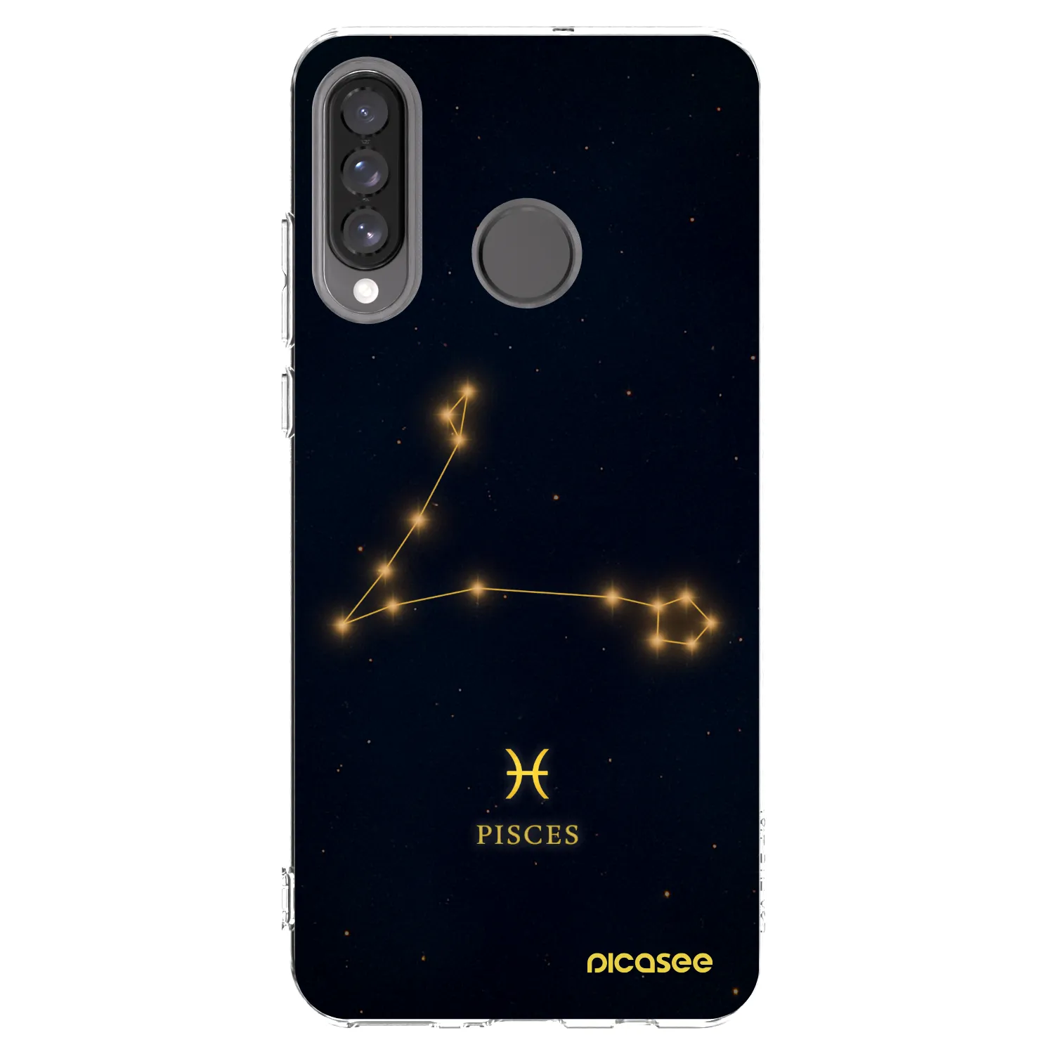 Picasee διαφανής θήκη σιλικόνης Huawei P30 Lite - PISCES