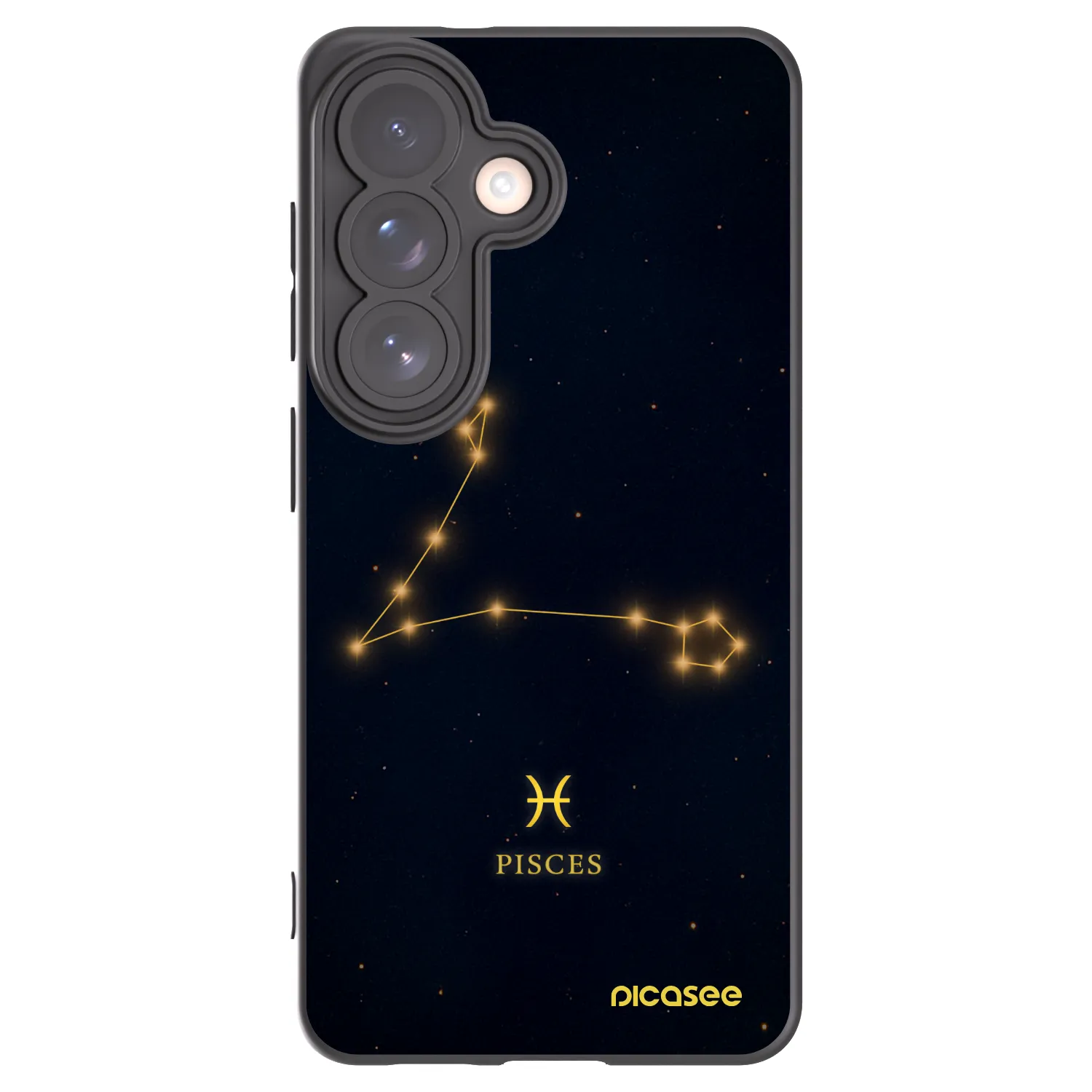 Picasee Μαύρη θήκη σιλικόνης για Samsung Galaxy S26 - PISCES