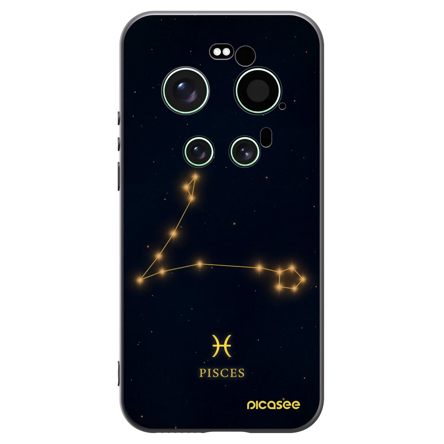 Picasee Μαύρη θήκη σιλικόνης για Xiaomi 17 Ultra - PISCES