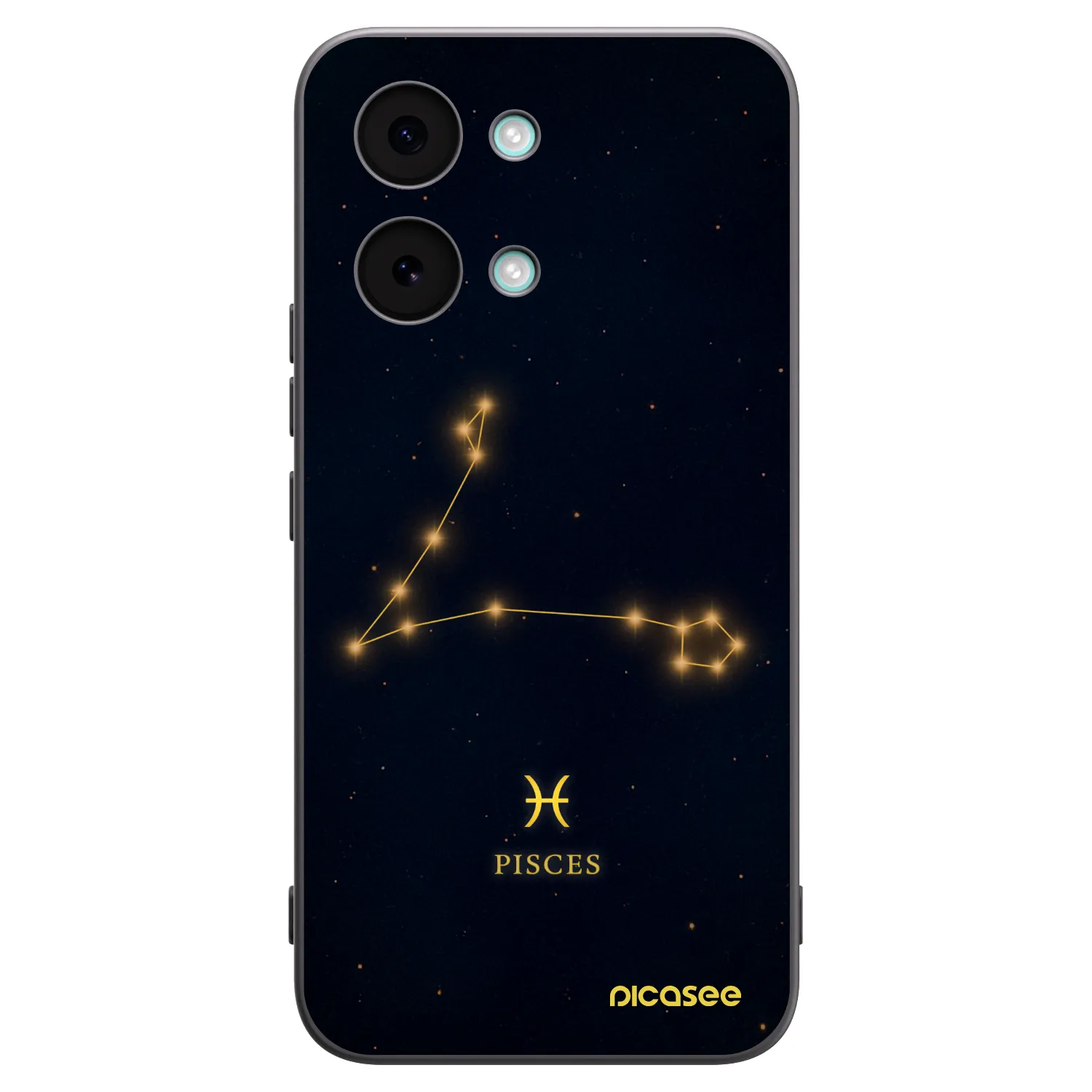 Picasee Μαύρη θήκη σιλικόνης για Xiaomi Poco X8 Pro Max - PISCES