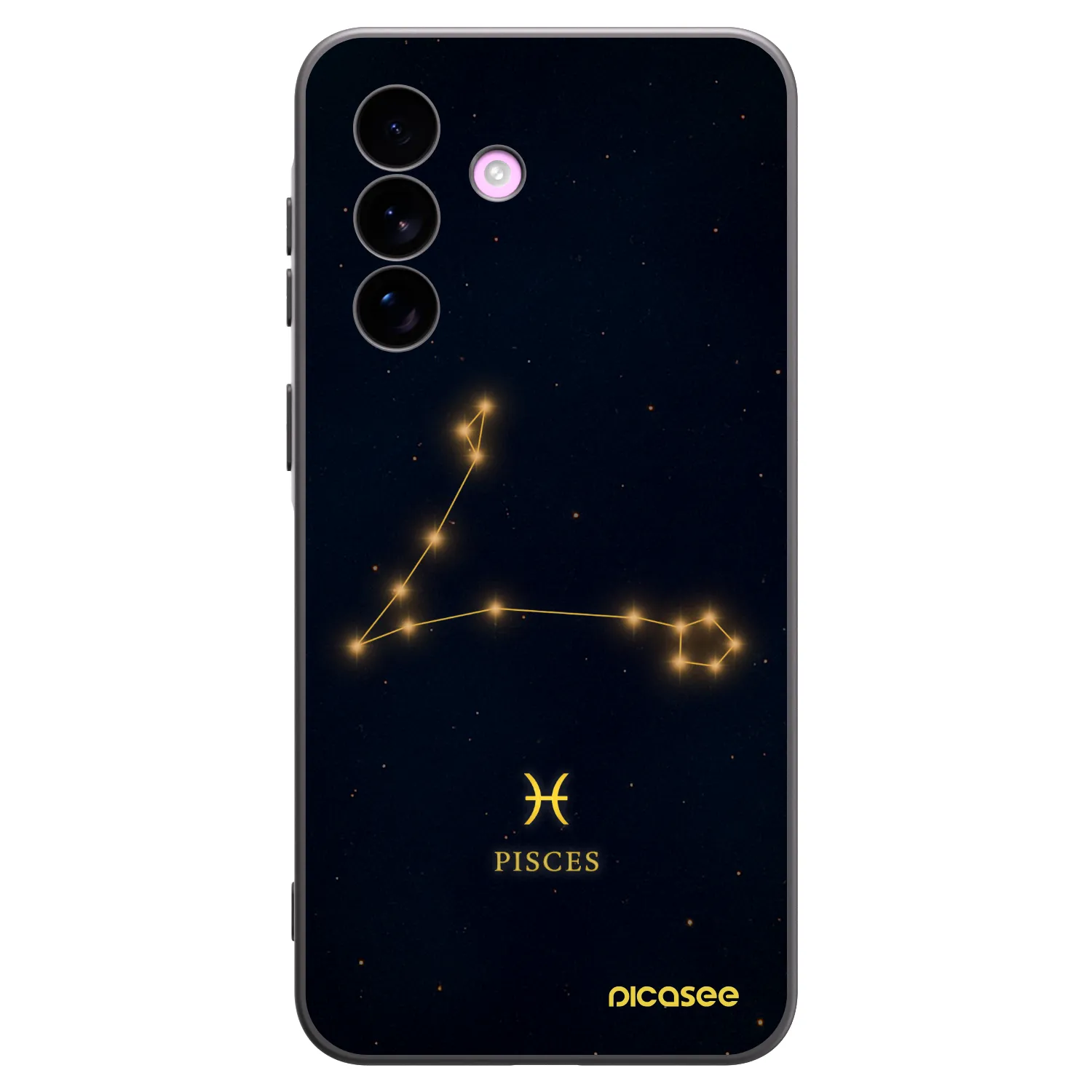 Picasee Μαύρη θήκη σιλικόνης για Samsung Galaxy A57 5G - PISCES