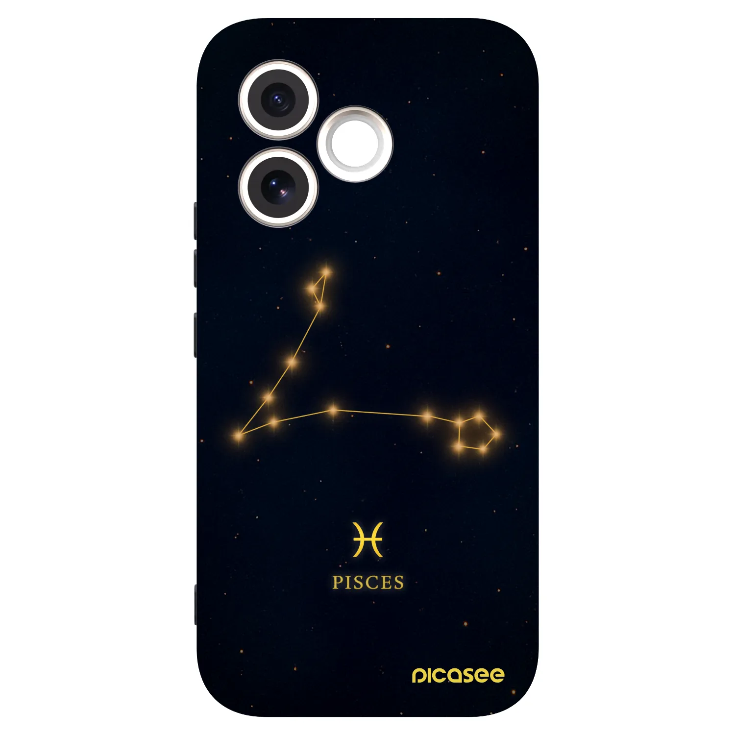 Picasee Μαύρη θήκη σιλικόνης για Honor 600 Lite - PISCES