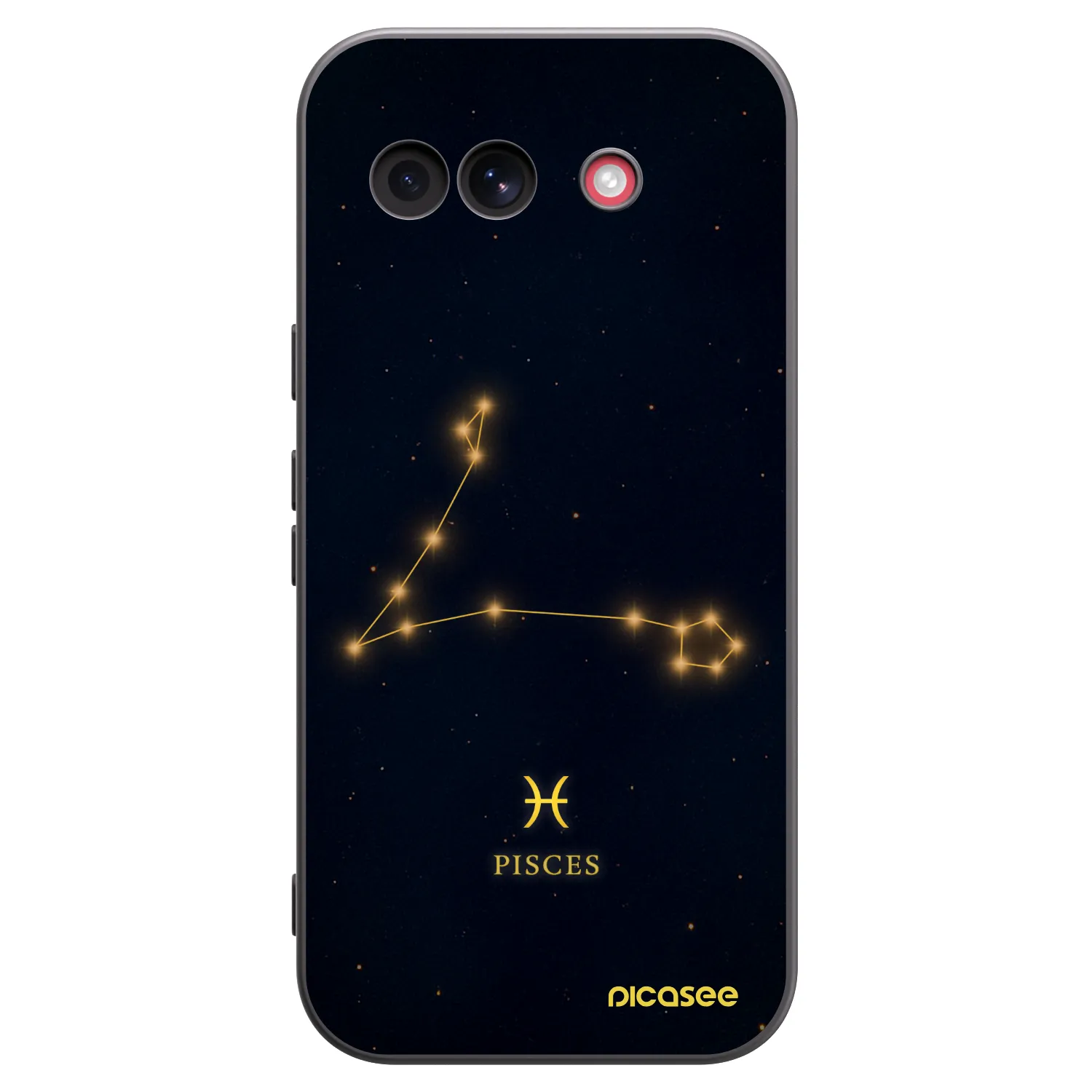 Picasee Μαύρη θήκη σιλικόνης για Google Pixel 10a - PISCES