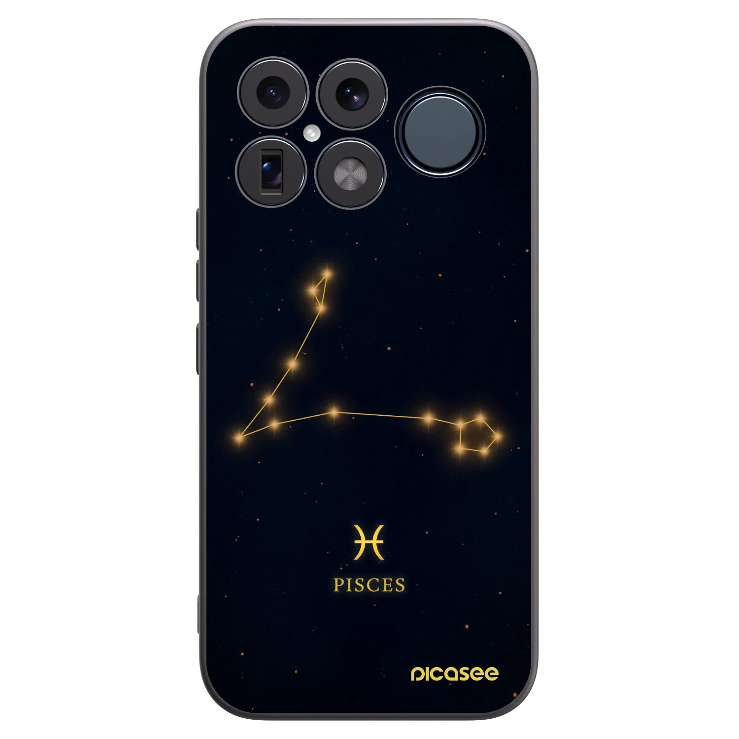 Picasee Μαύρη θήκη σιλικόνης για Xiaomi Poco F8 Ultra - PISCES