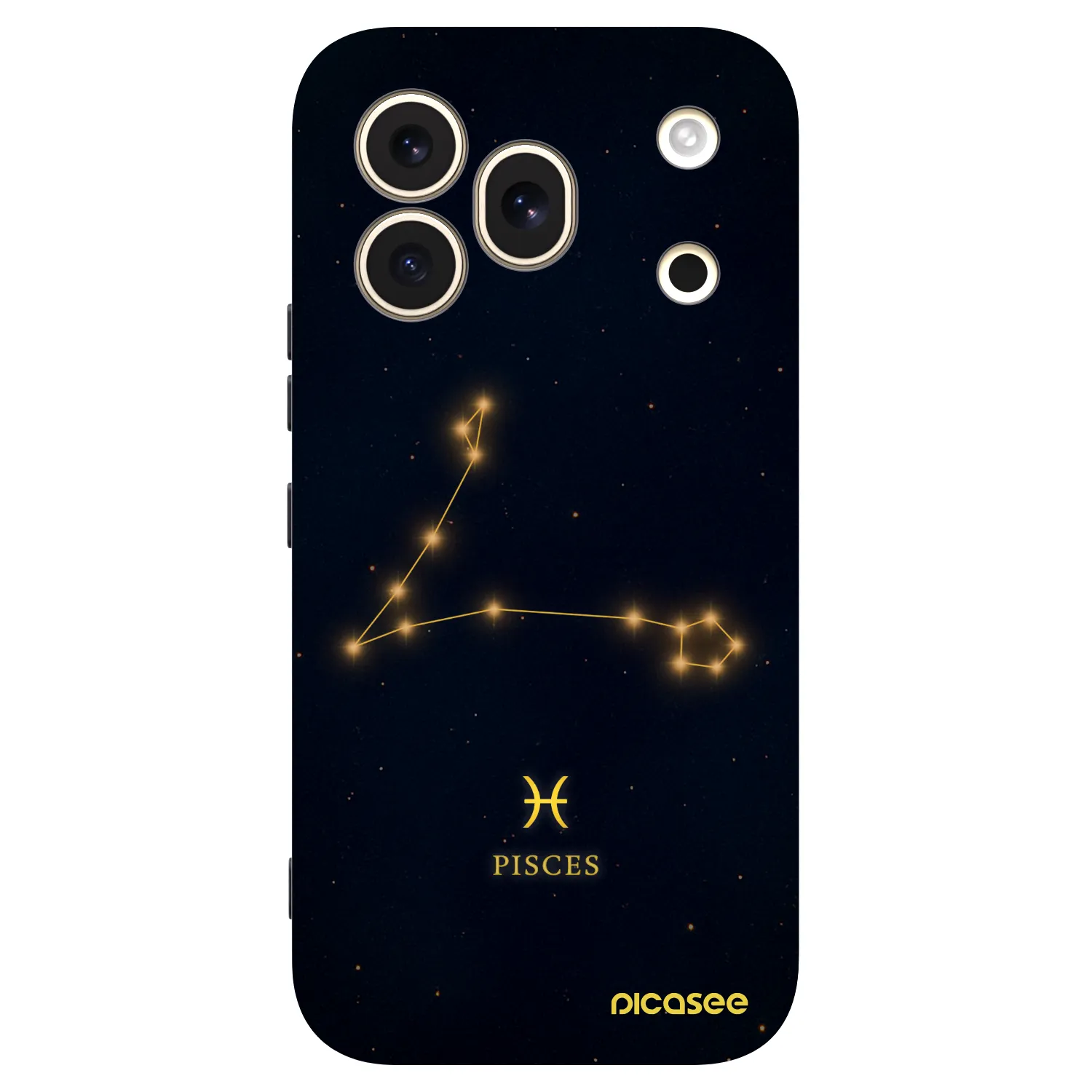 Picasee Μαύρη θήκη σιλικόνης για Honor 600 Pro - PISCES