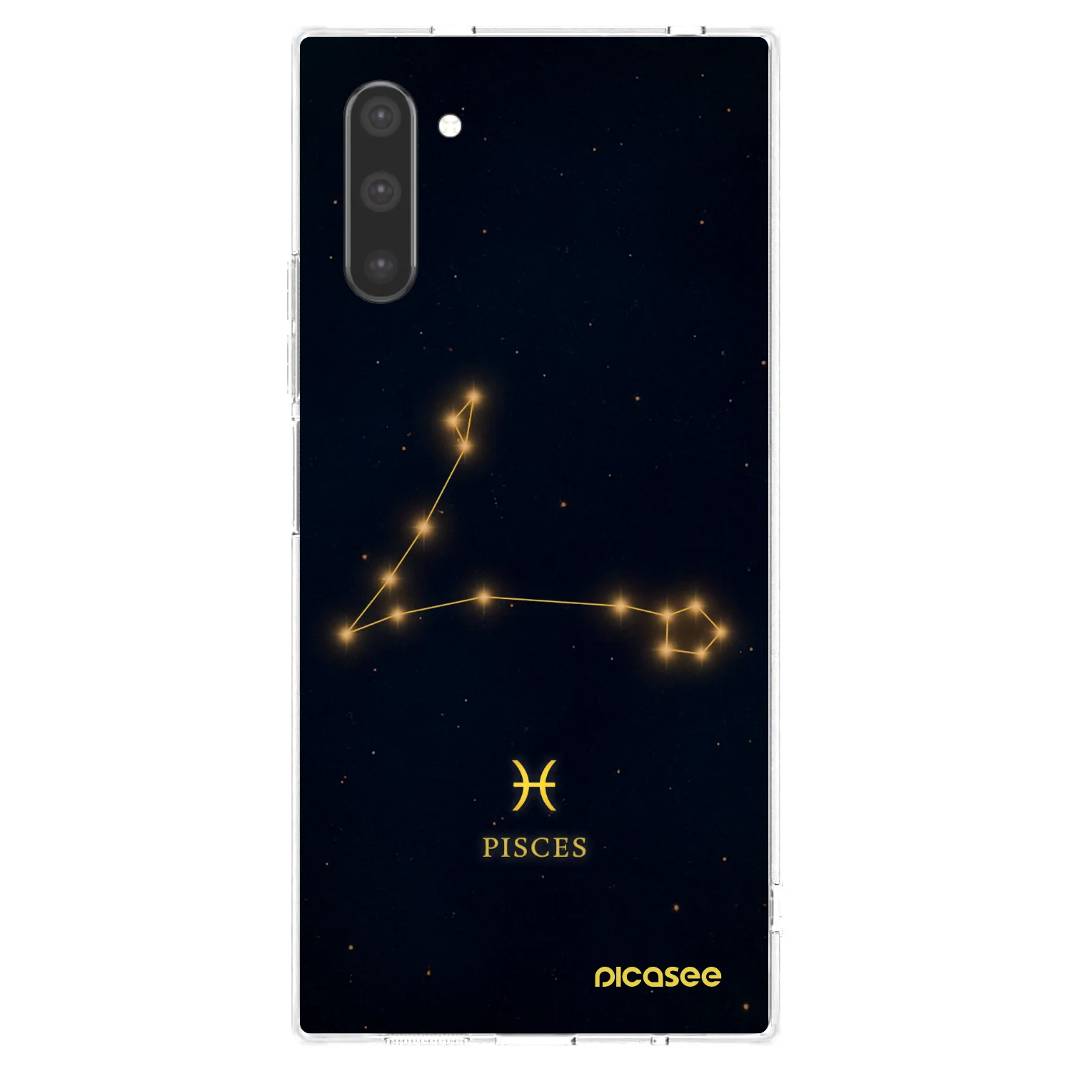 Picasee διαφανής θήκη σιλικόνης Samsung Galaxy Note 10 N970F - PISCES