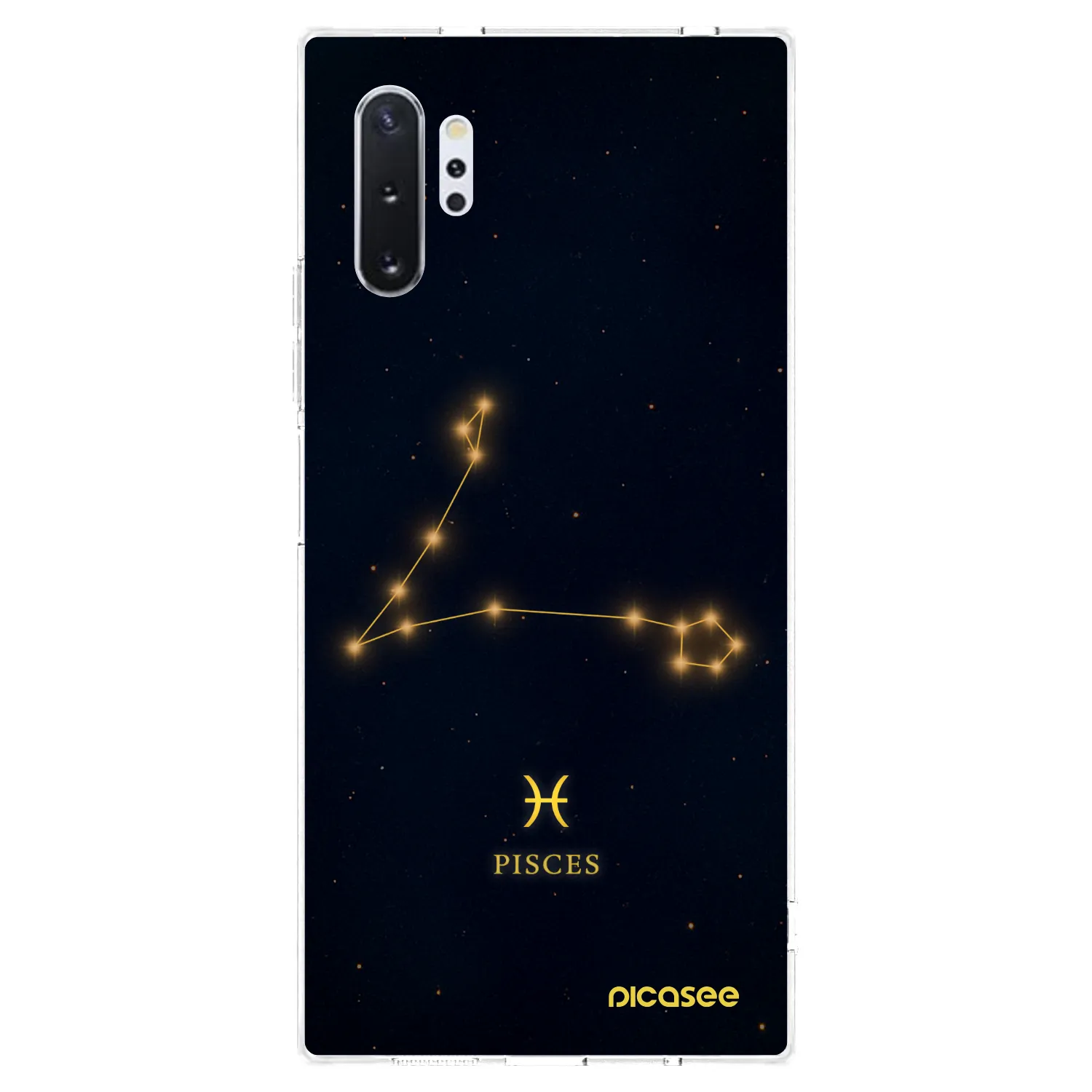Picasee διαφανής θήκη σιλικόνης Samsung Galaxy Note 10+ N975F - PISCES