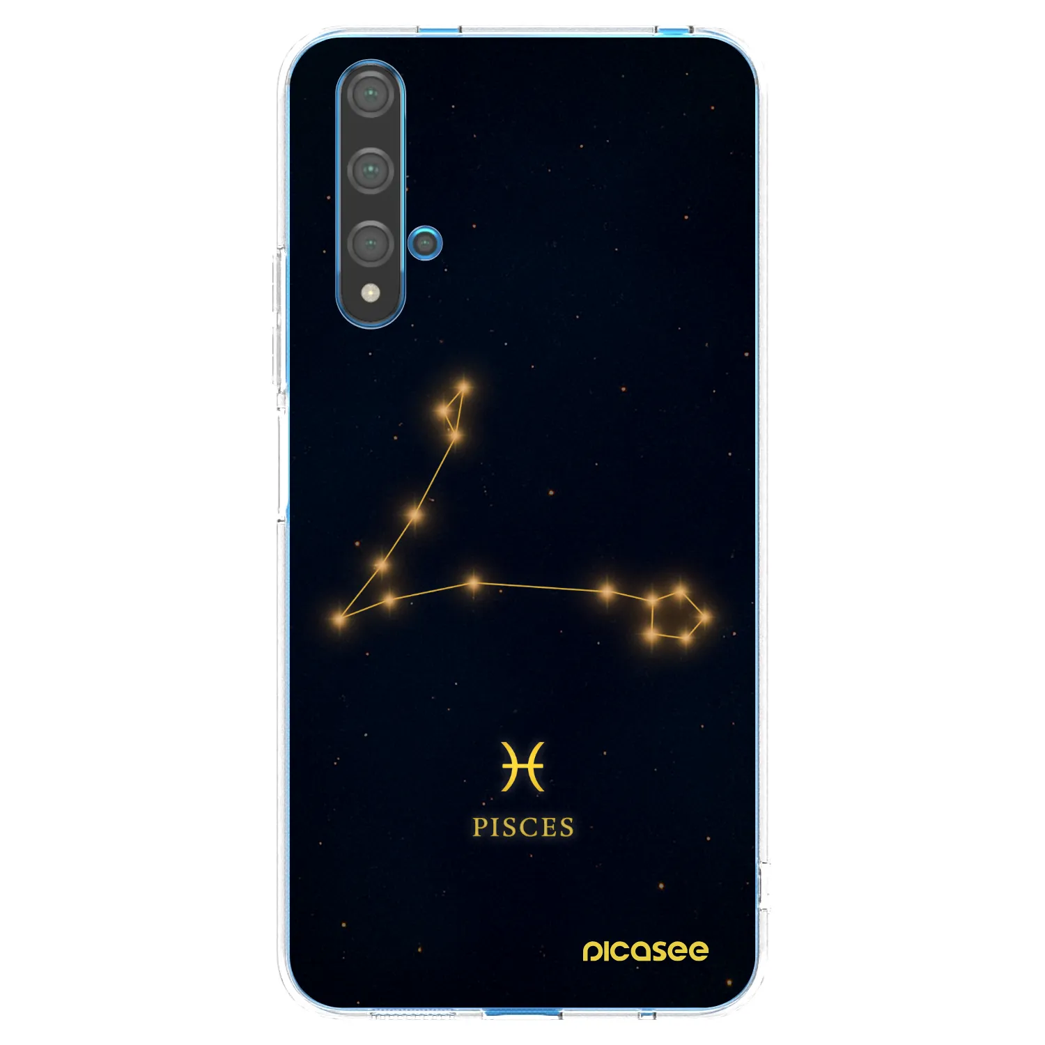 Picasee διαφανής θήκη σιλικόνης Huawei Nova 5T - PISCES