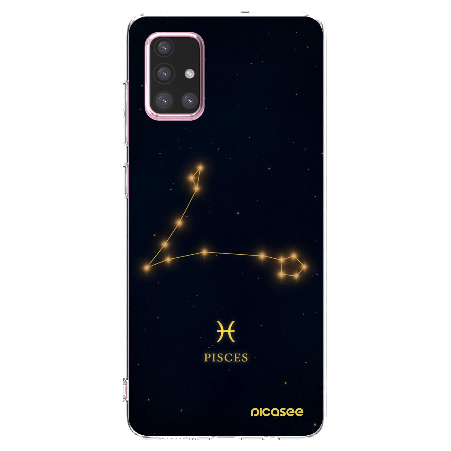 Picasee διαφανής θήκη σιλικόνης Samsung Galaxy A71 A715F - PISCES