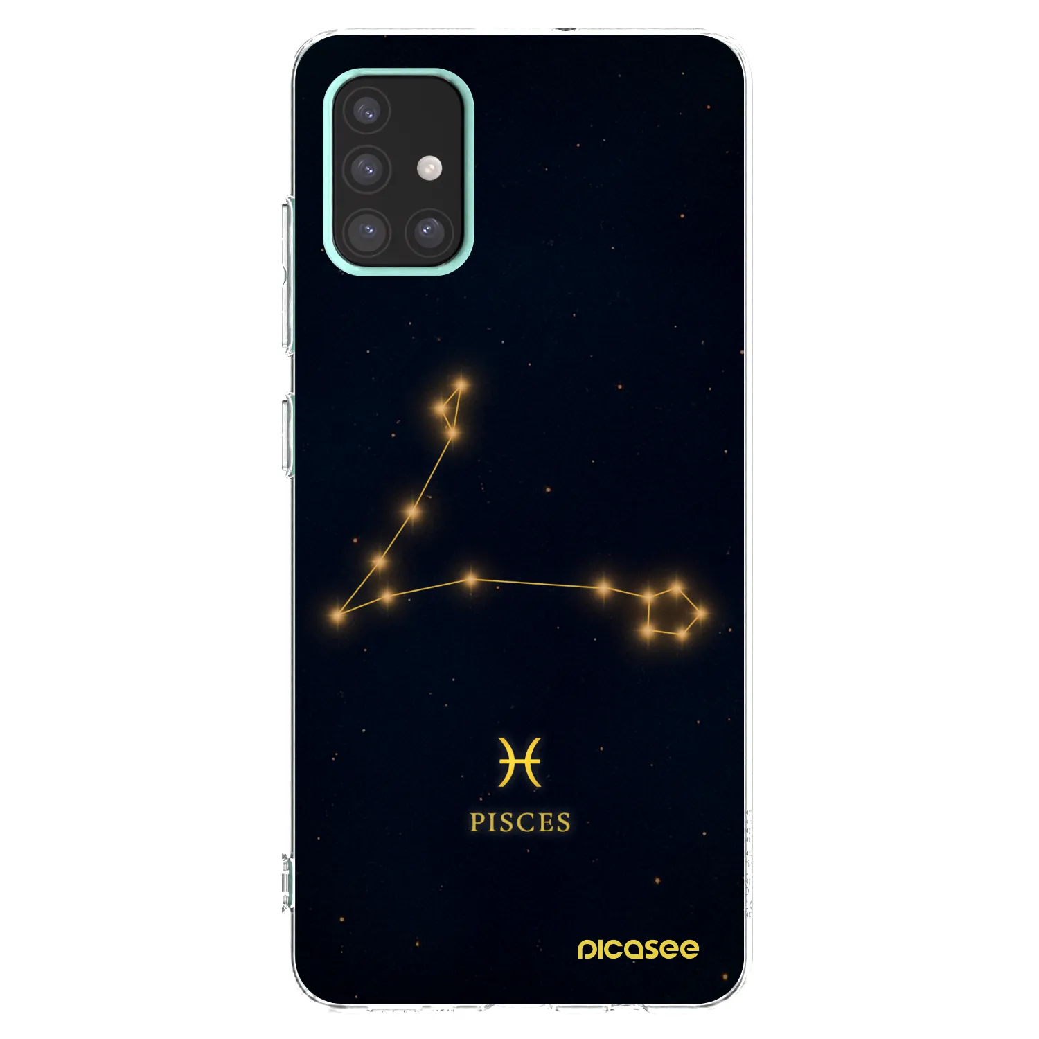 Picasee διαφανής θήκη σιλικόνης Samsung Galaxy A51 A515F - PISCES