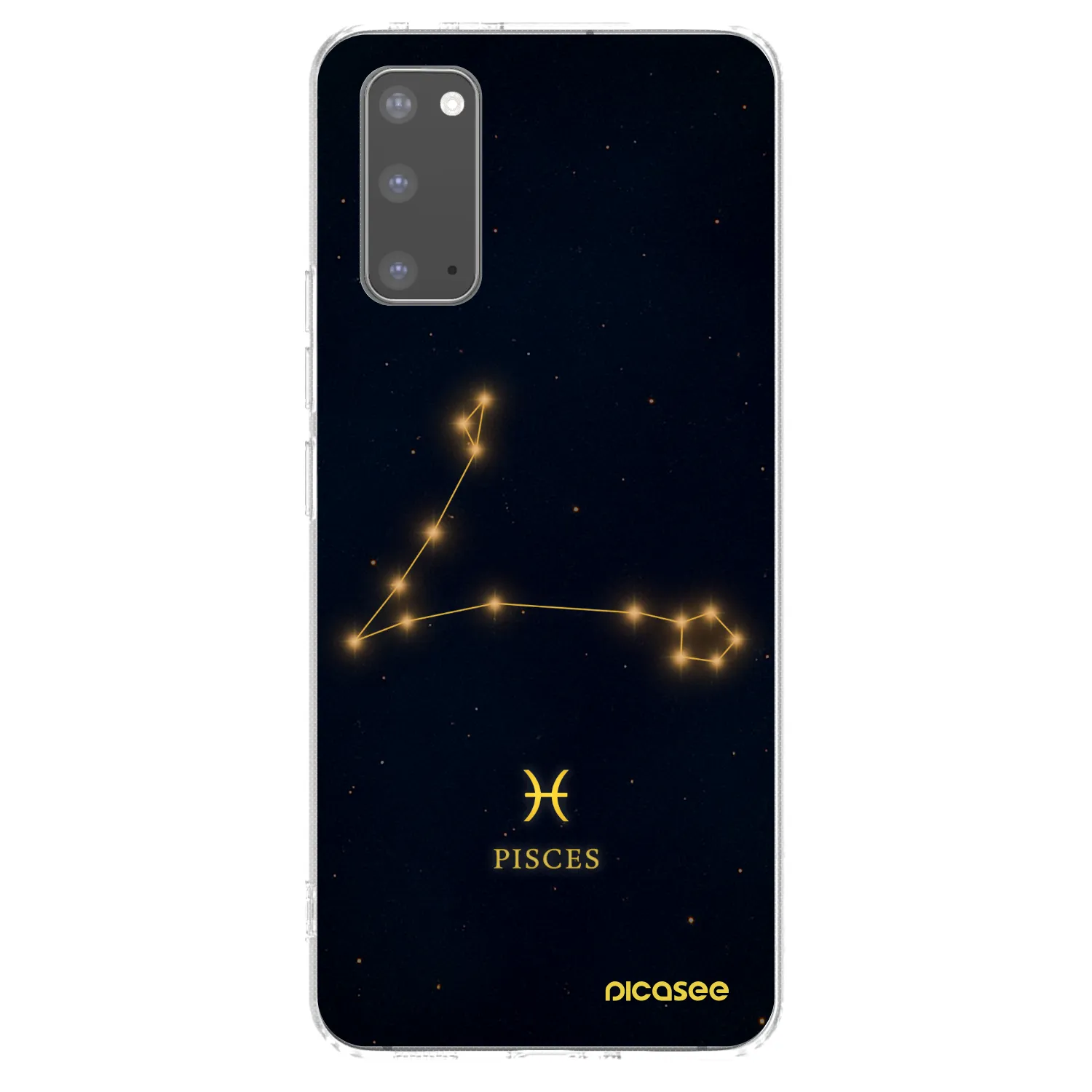 Picasee διαφανής θήκη σιλικόνης Samsung Galaxy S20 G980F - PISCES