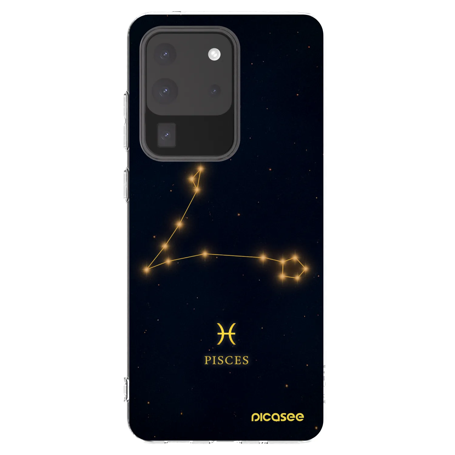 Picasee διαφανής θήκη σιλικόνης Samsung Galaxy S20 Ultra 5G G988F - PISCES