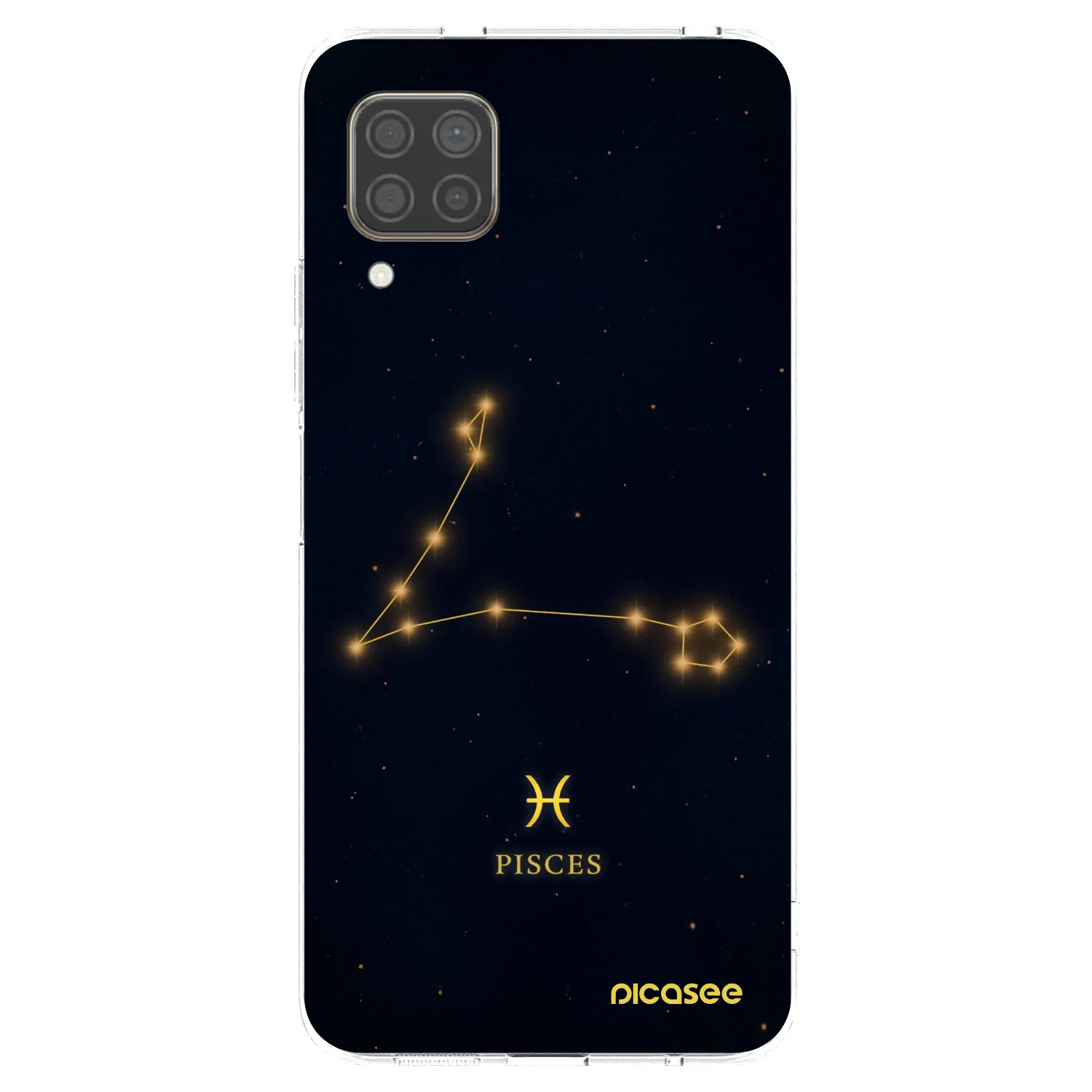 Picasee διαφανής θήκη σιλικόνης Huawei P40 Lite - PISCES