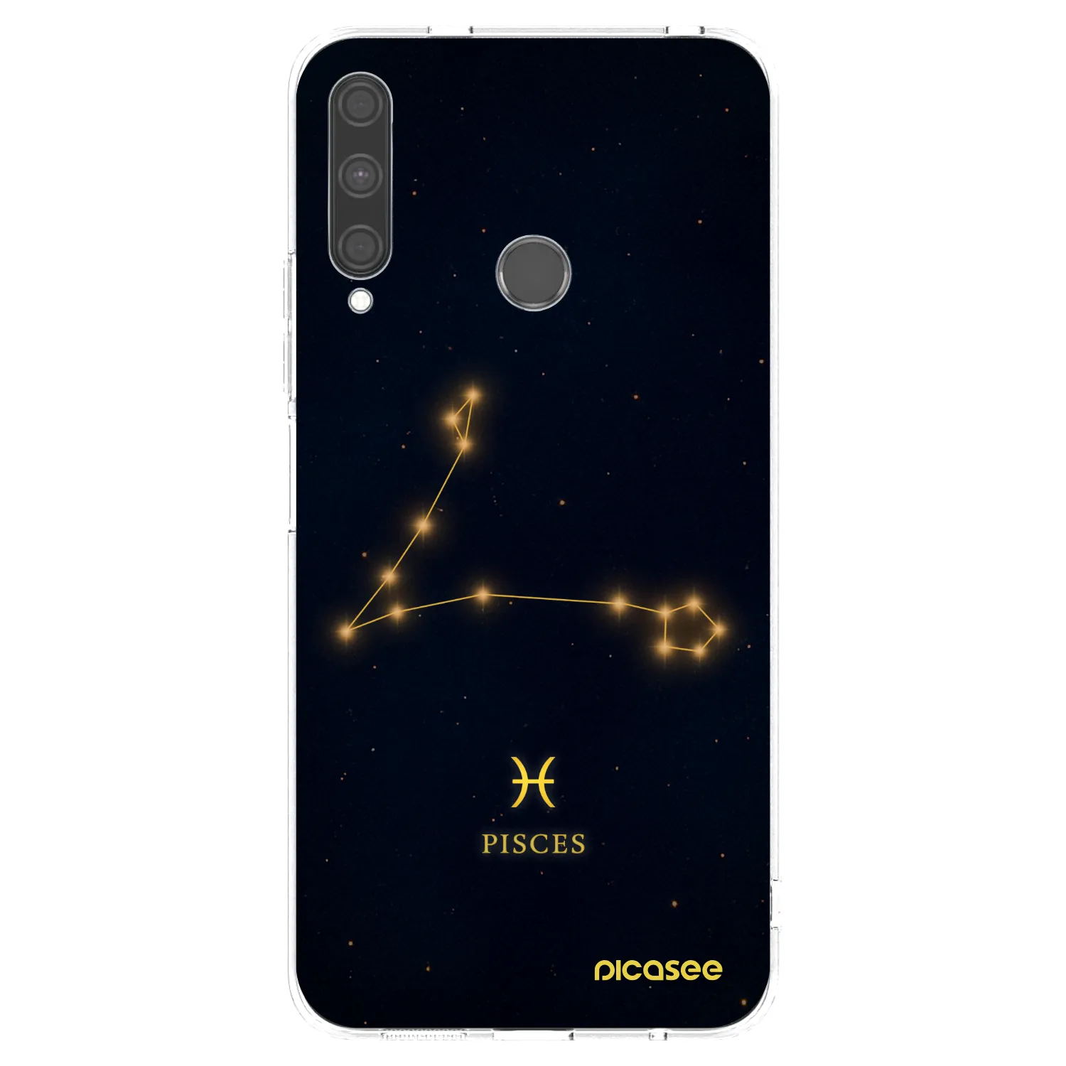 Picasee διαφανής θήκη σιλικόνης Huawei P40 Lite E - PISCES