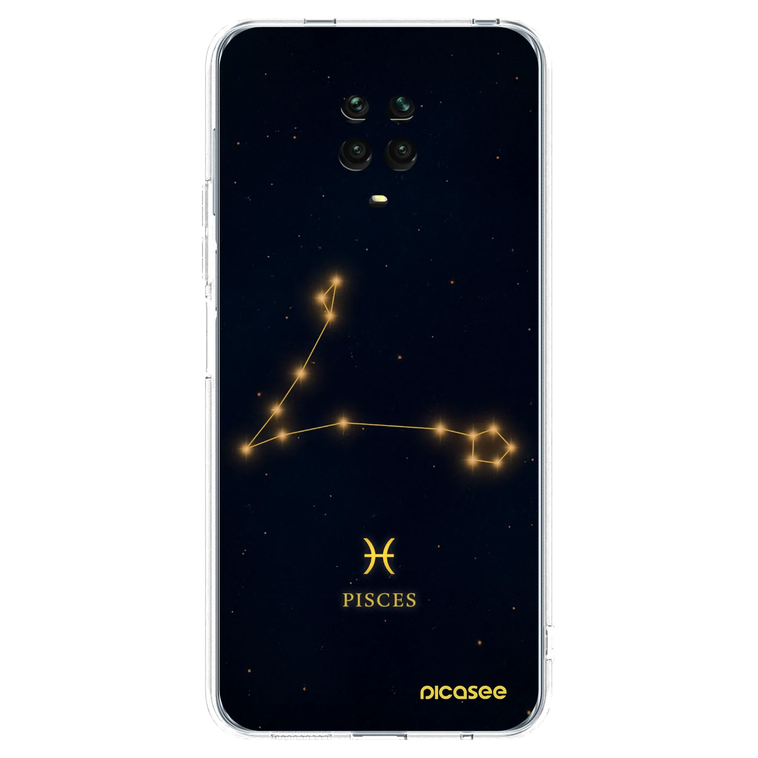 Picasee διαφανής θήκη σιλικόνης Xiaomi Redmi Note 9 Pro - PISCES