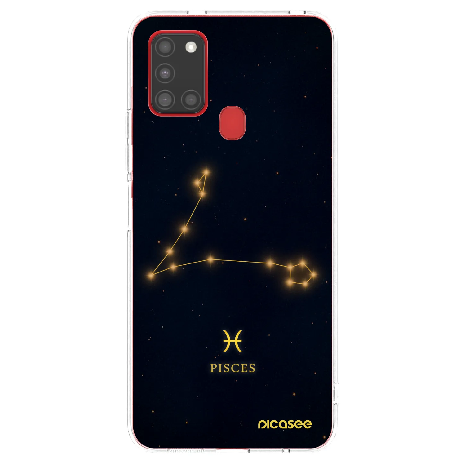 Picasee διαφανής θήκη σιλικόνης Samsung Galaxy A21s - PISCES