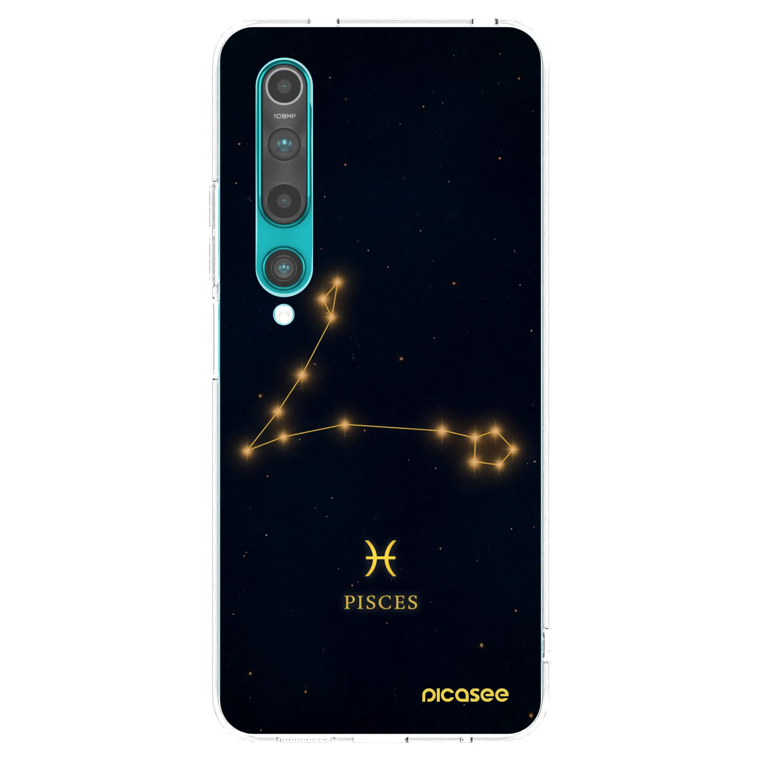 Picasee διαφανής θήκη σιλικόνης Xiaomi Mi 10 - PISCES